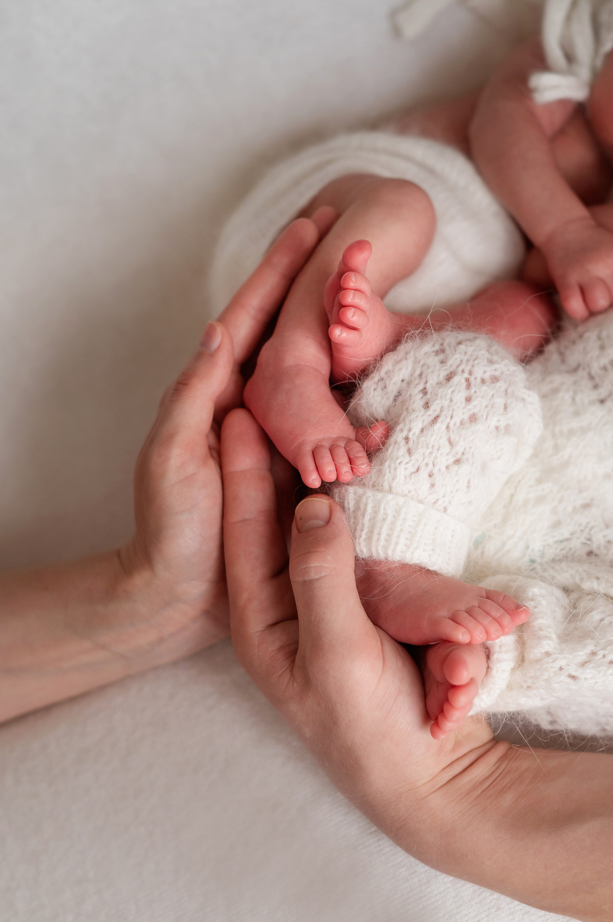Вера и Диана 10 дней. Фотограф новорожденных Елена Панова