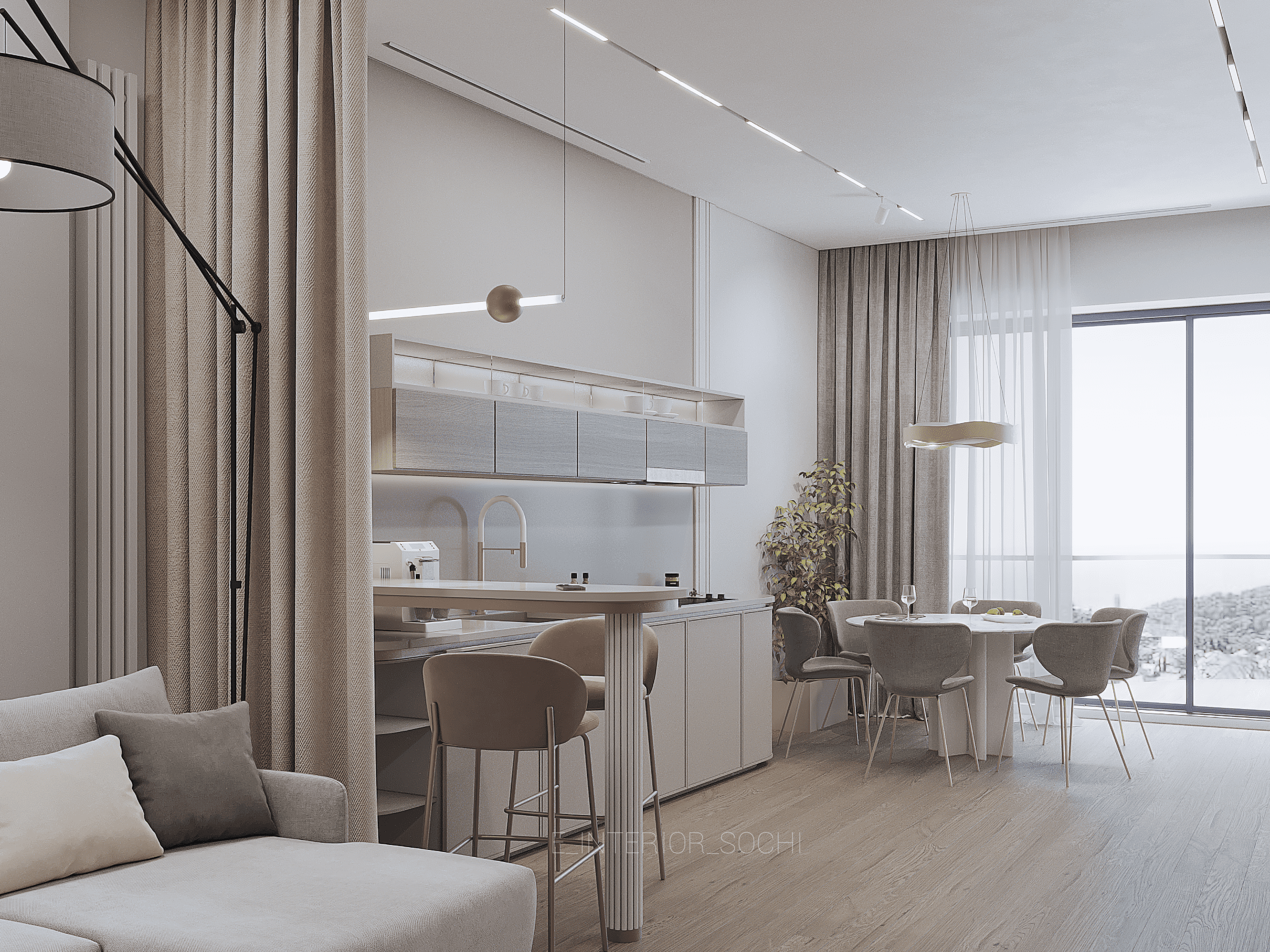 PINA_COLADA. Дизайн интерьера Евгения Тисленко