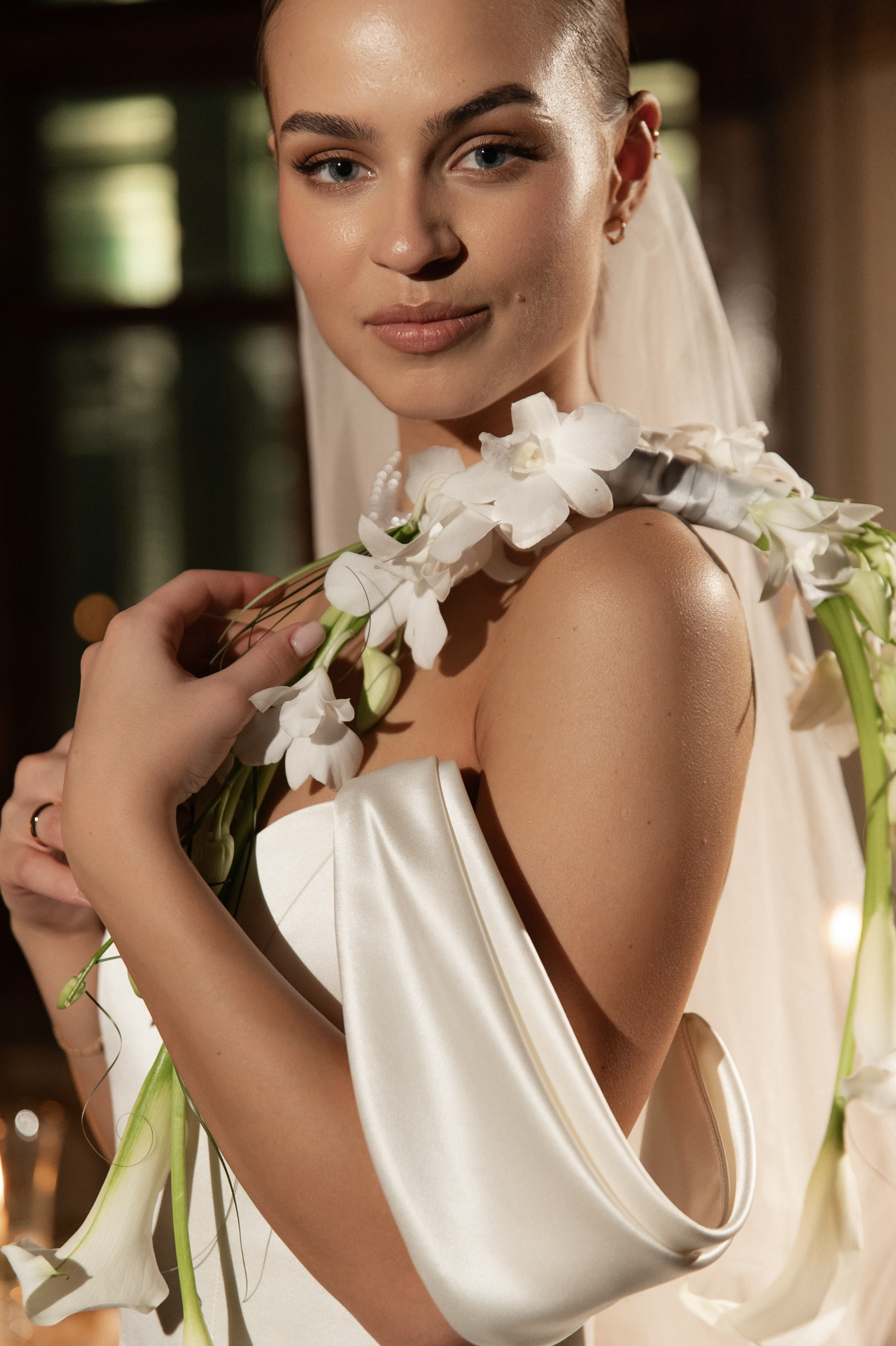 Камерный свадебный ужин при свечах в старинном особняке в фотостудии 21. Kult. Ярослава Ерина — свадебный фотограф в Москве