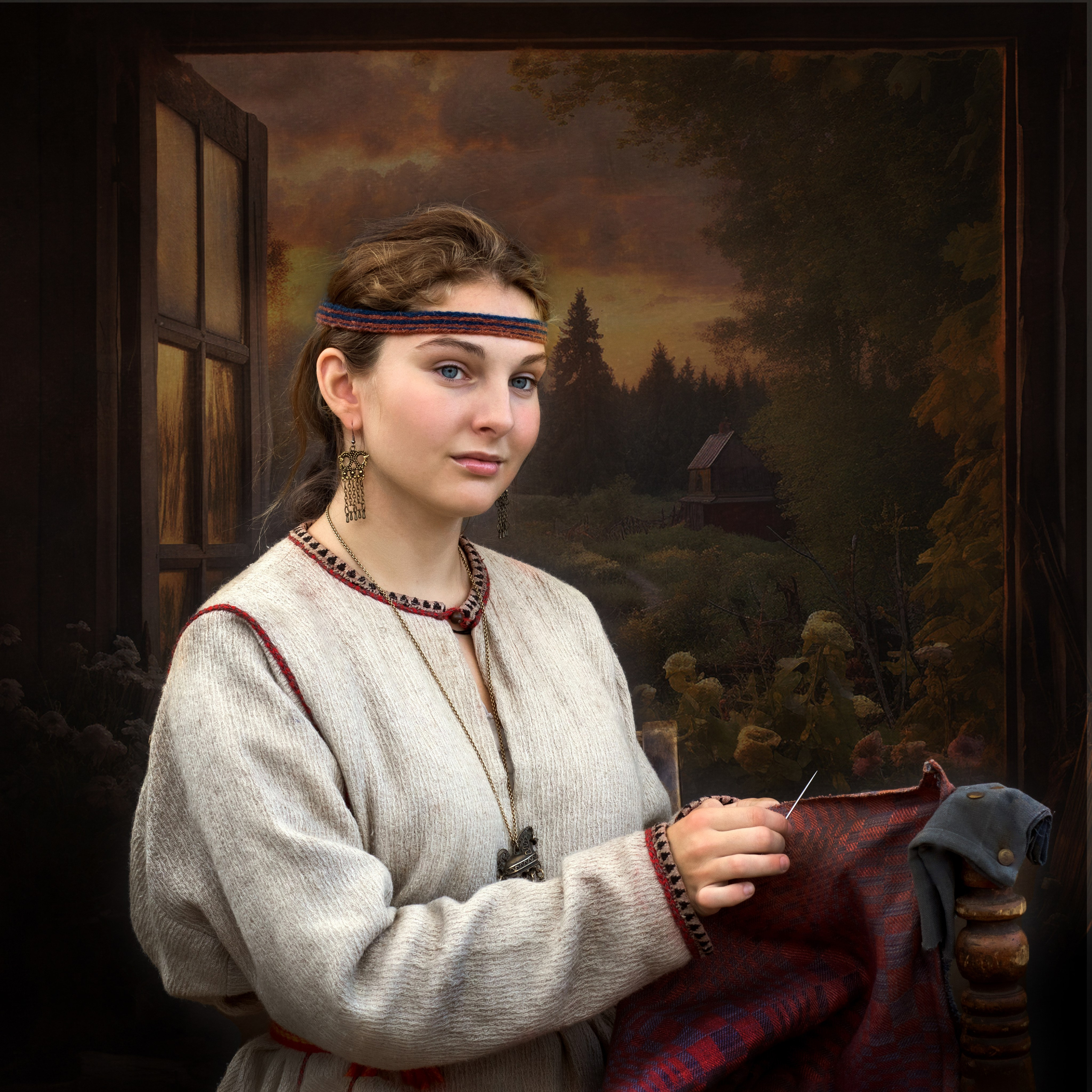 Портрет в стиле классической живописи. Файн-Арт фотограф из Перми Вараксина Юлия