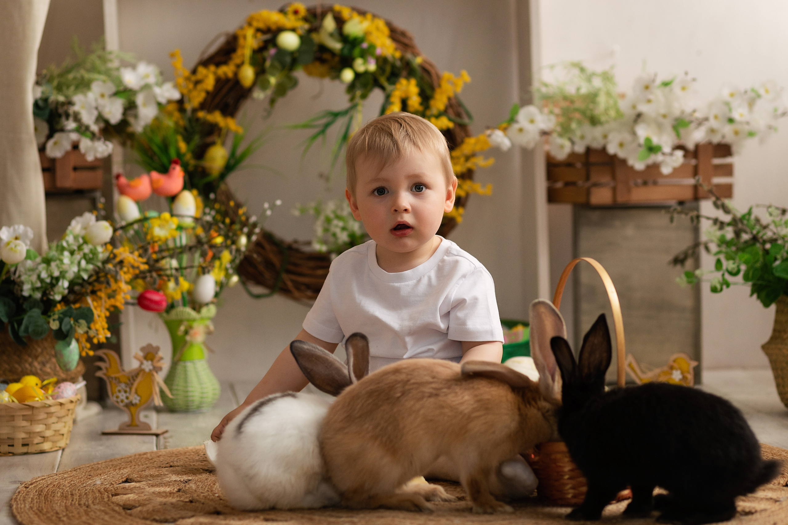 Фотопроект Пасхальный с кроликами. ФОТОГРАФ НА ГОДИК, БЕРЕМЕННОСТИ, НОВОРОЖДЕННЫХ, КРЕЩЕНИЯ МОСКВА