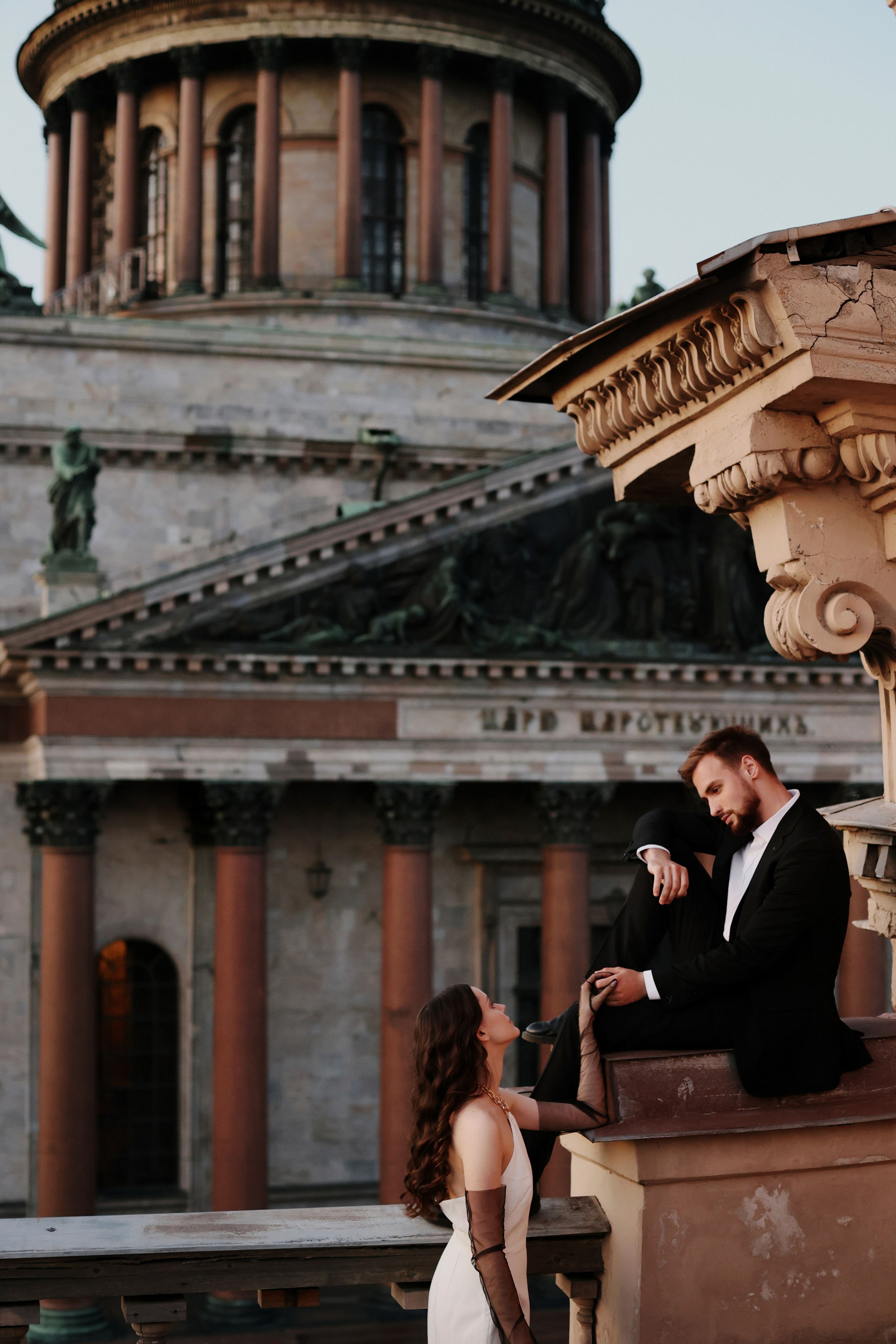 Волшебный вид на Исаакиевский собор. Свадебный и love story фотограф в Санкт-Петербурге (Спб) Natali Iva