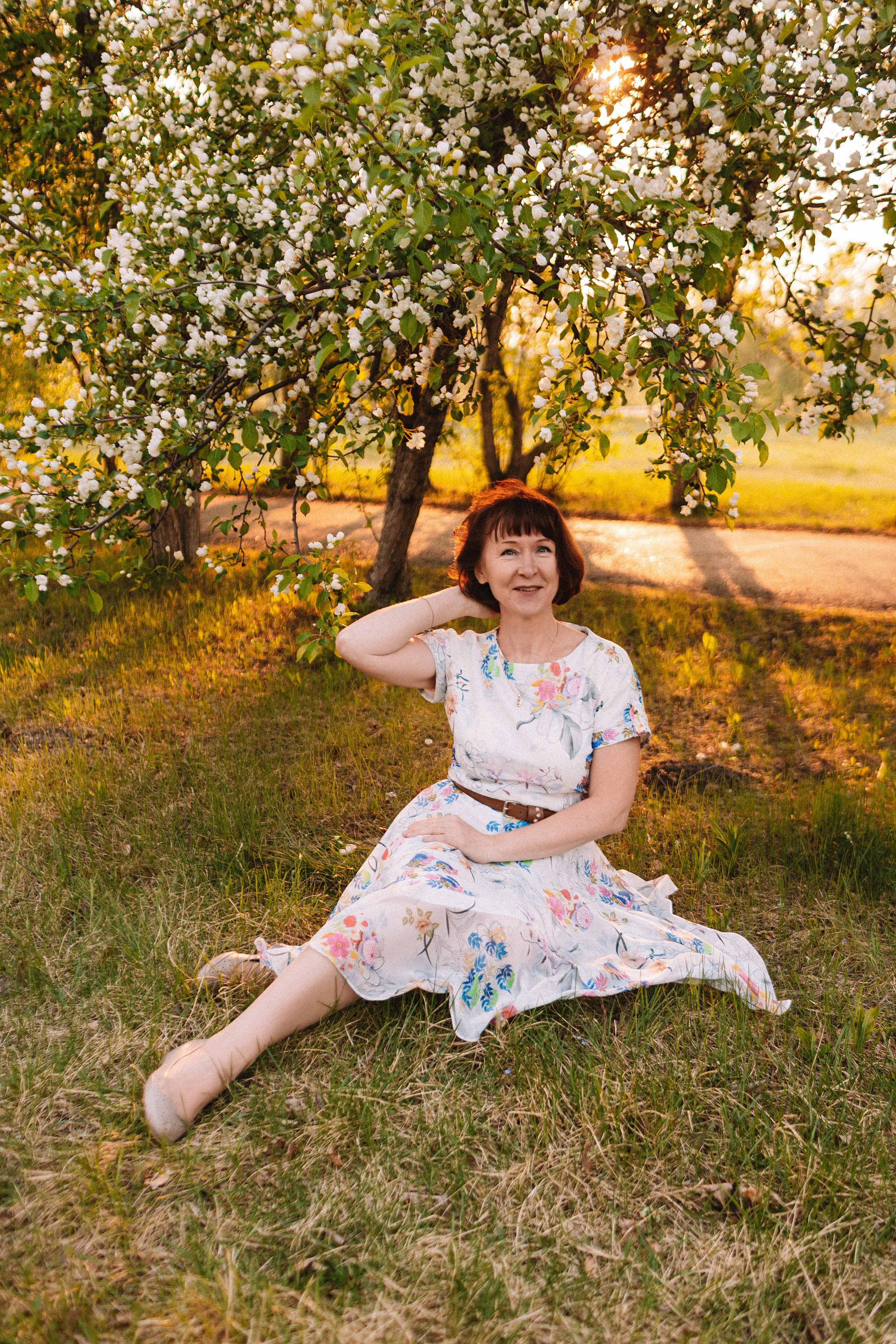 Яблони. Семейный фотограф Тюмень, фотограф на роды Салмина Мария