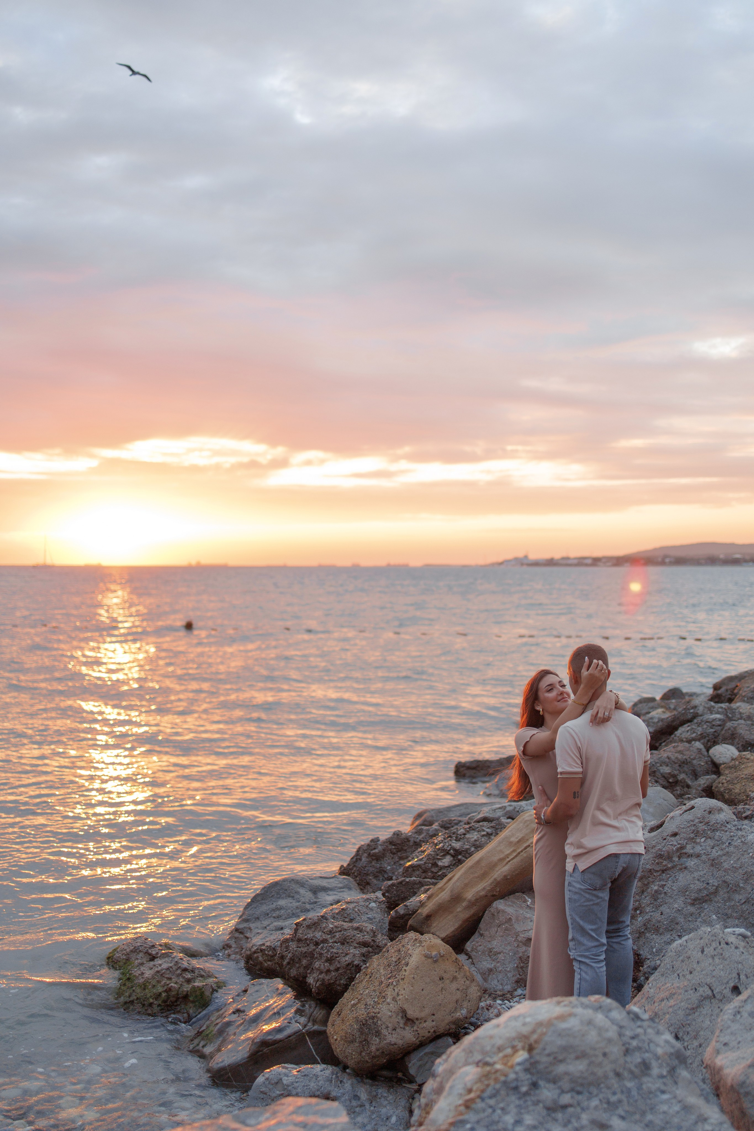 Лавстори пляж Метрополь. Семейный и портретный фотограф в Геленджике Любовь Бодрова