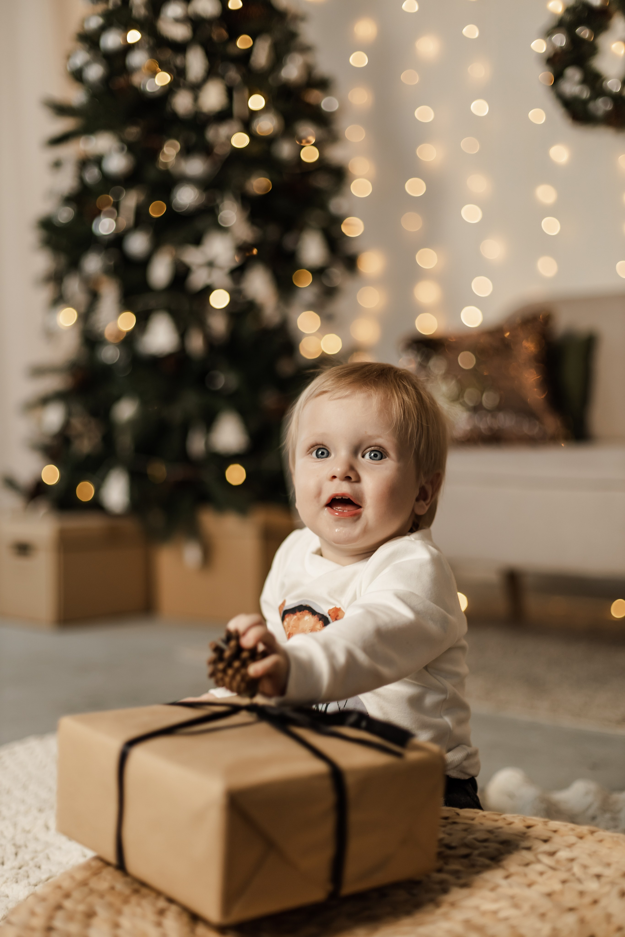 Новогодние семейные съёмки в фотостудии. Свадебный и семейный фотограф Дарья Осипова (Никитина). Саратов