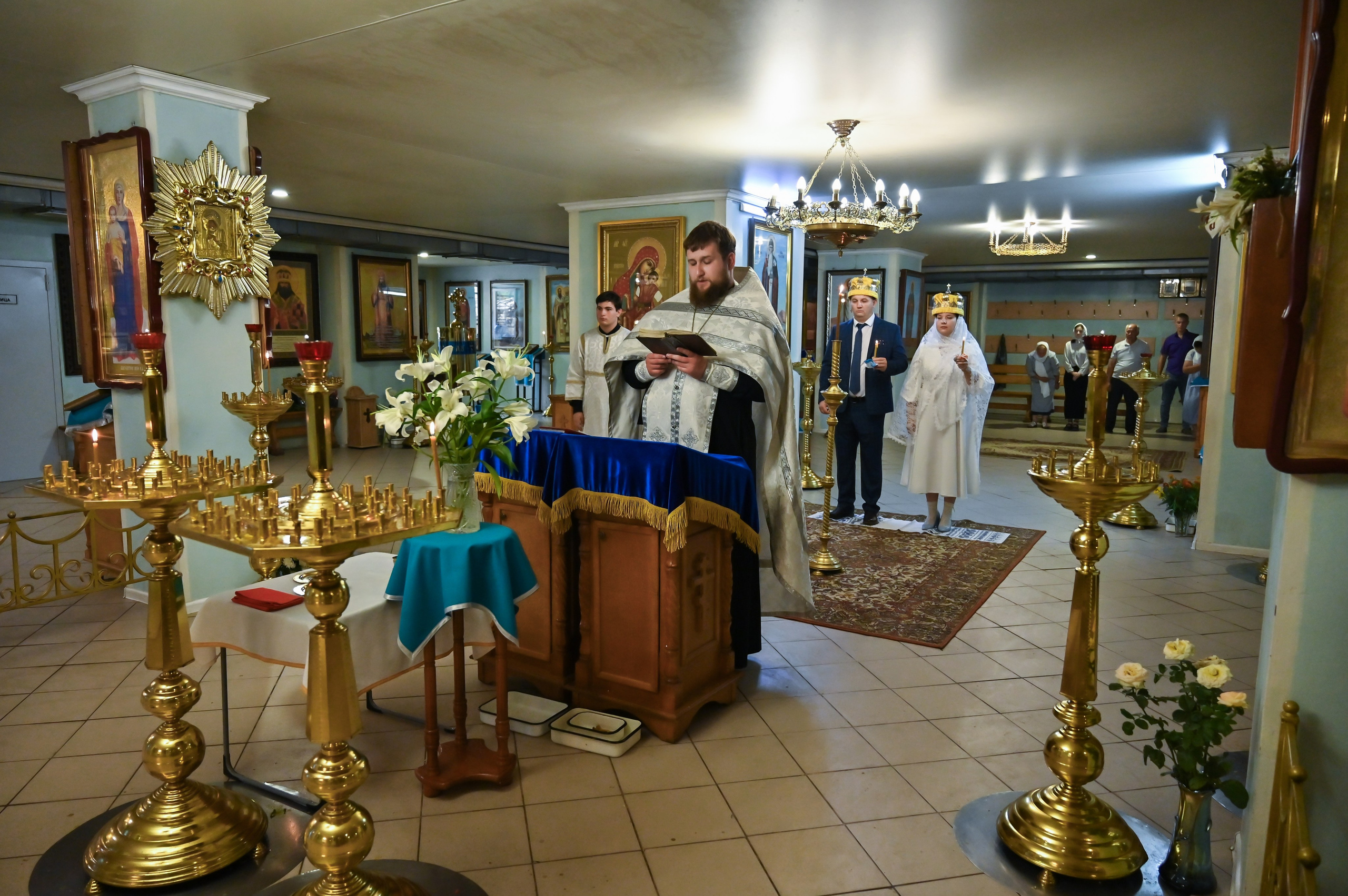 Венчание Андрей и Елена. Репортажный и свадебный фотограф в Липецке Иван Первойкин