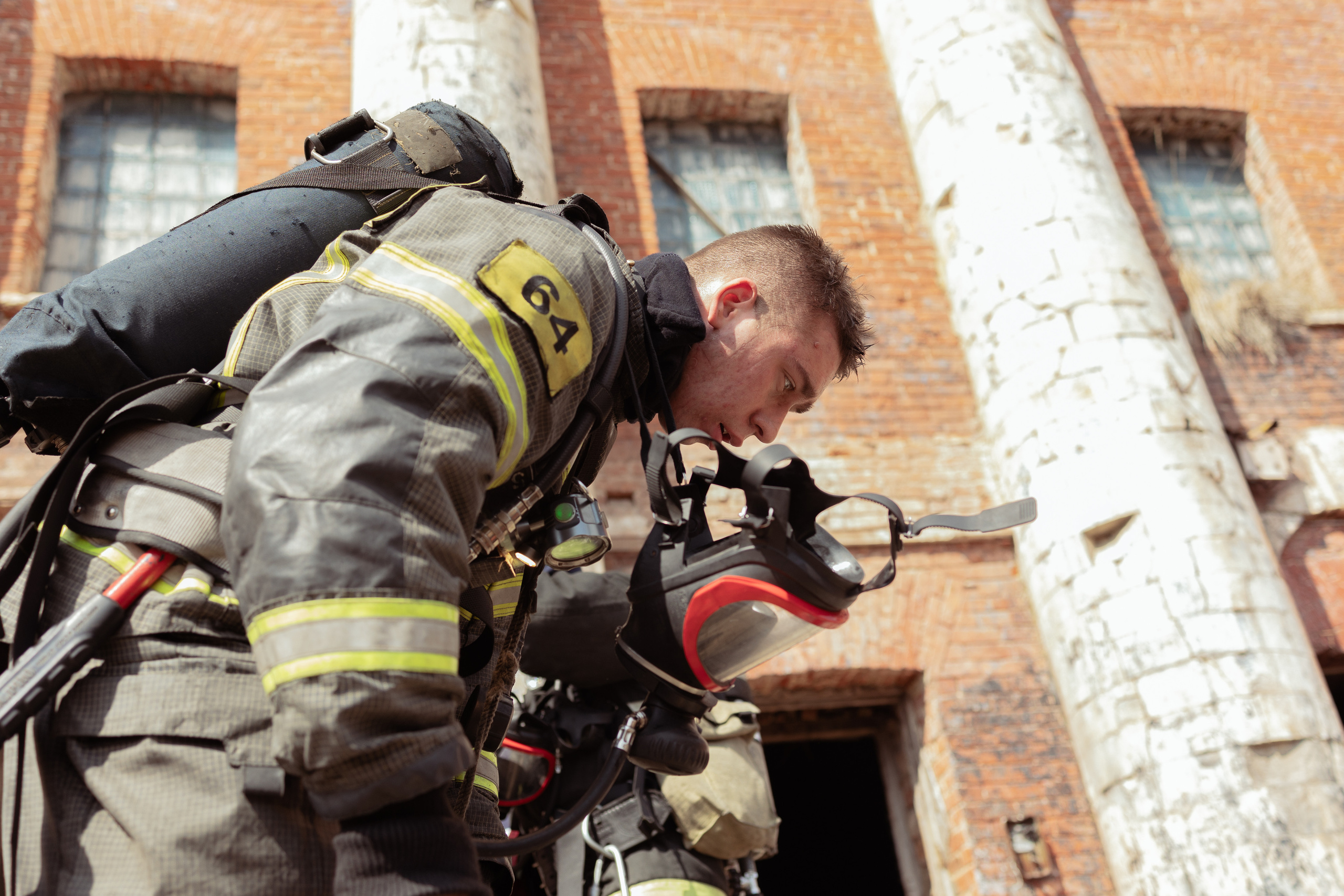 Учения пожарных и спасателей. Фотограф Ирина Астор