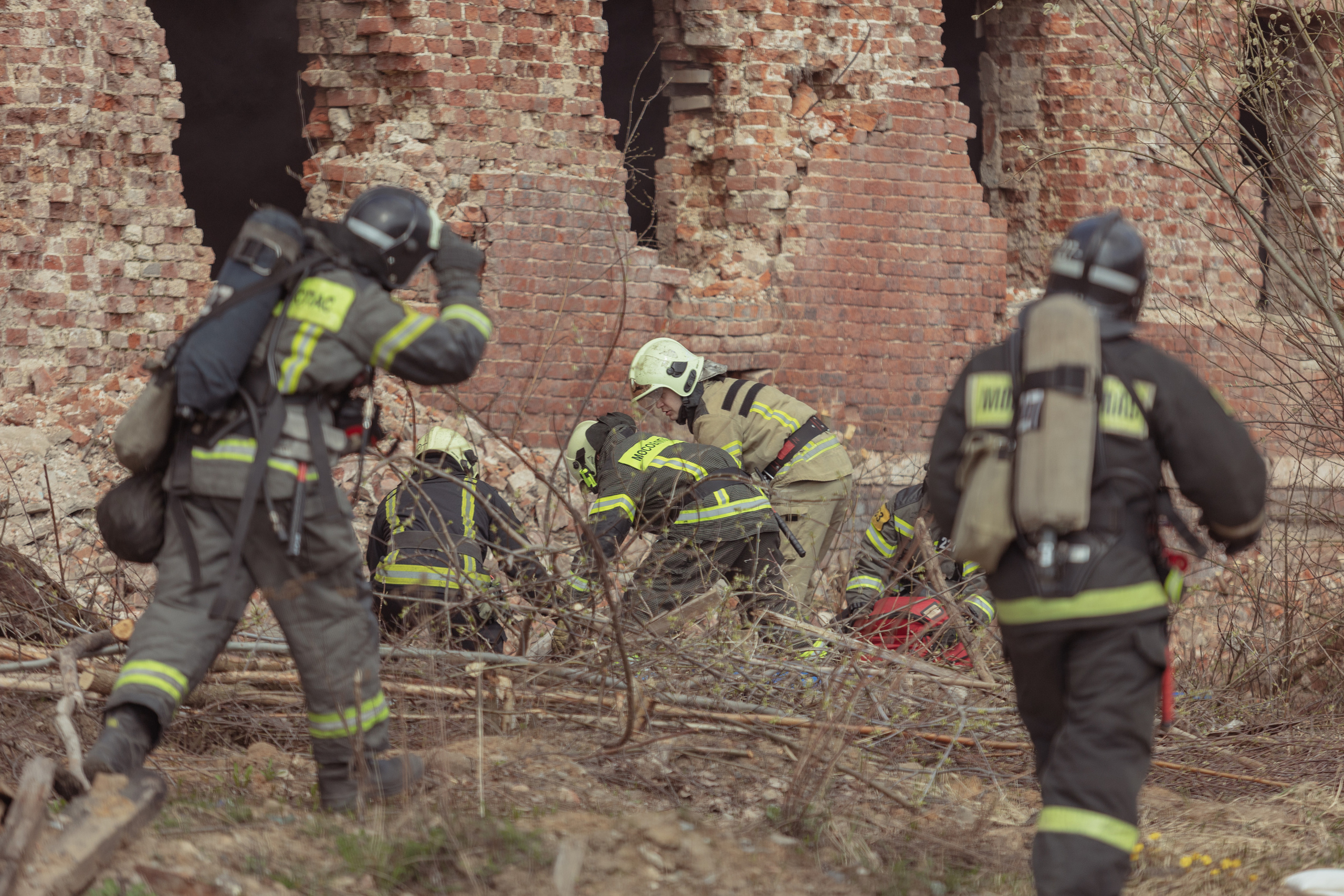 Учения пожарных и спасателей. Фотограф Ирина Астор