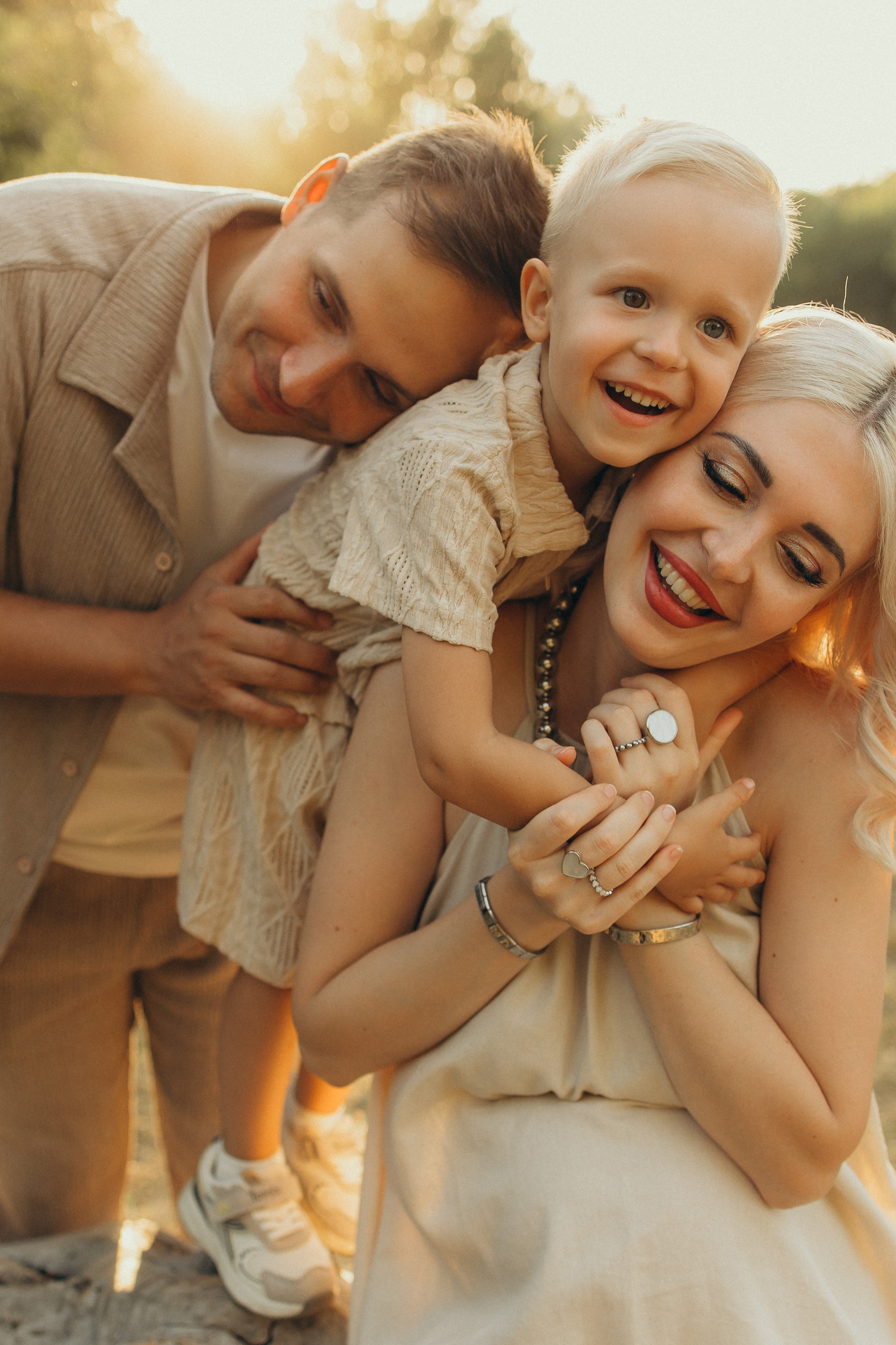 Андрей, Настя и Лев — дендрарий. Семейный фотограф в Краснодаре Храмова Анна