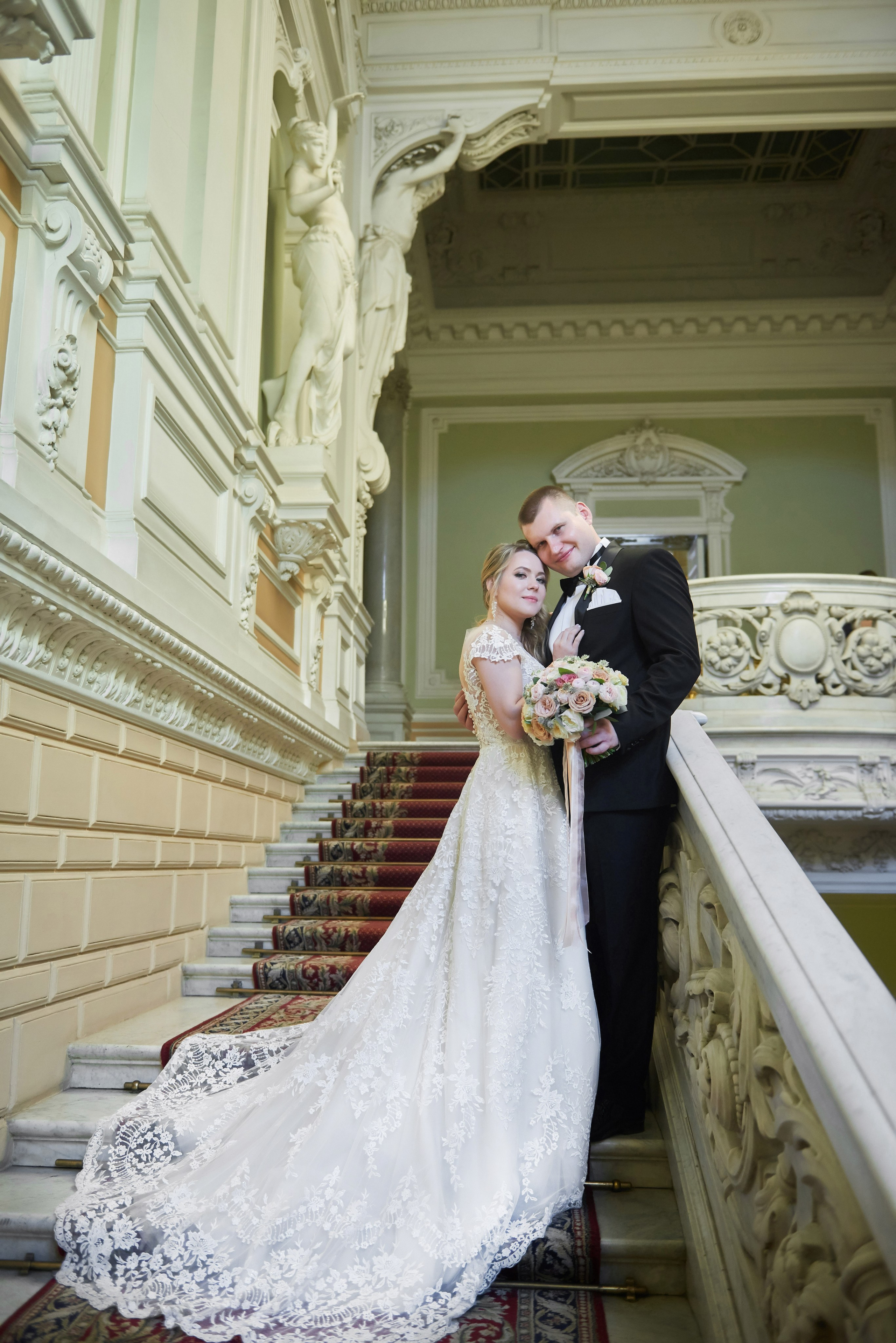 Юлия и Антон (Первый Дворец Бракосочетания, прогулка на Елагином острове). Портретный, семейный и свадебный фотограф в Санкт-Петербурге и в Пушкине Ширяев Денис