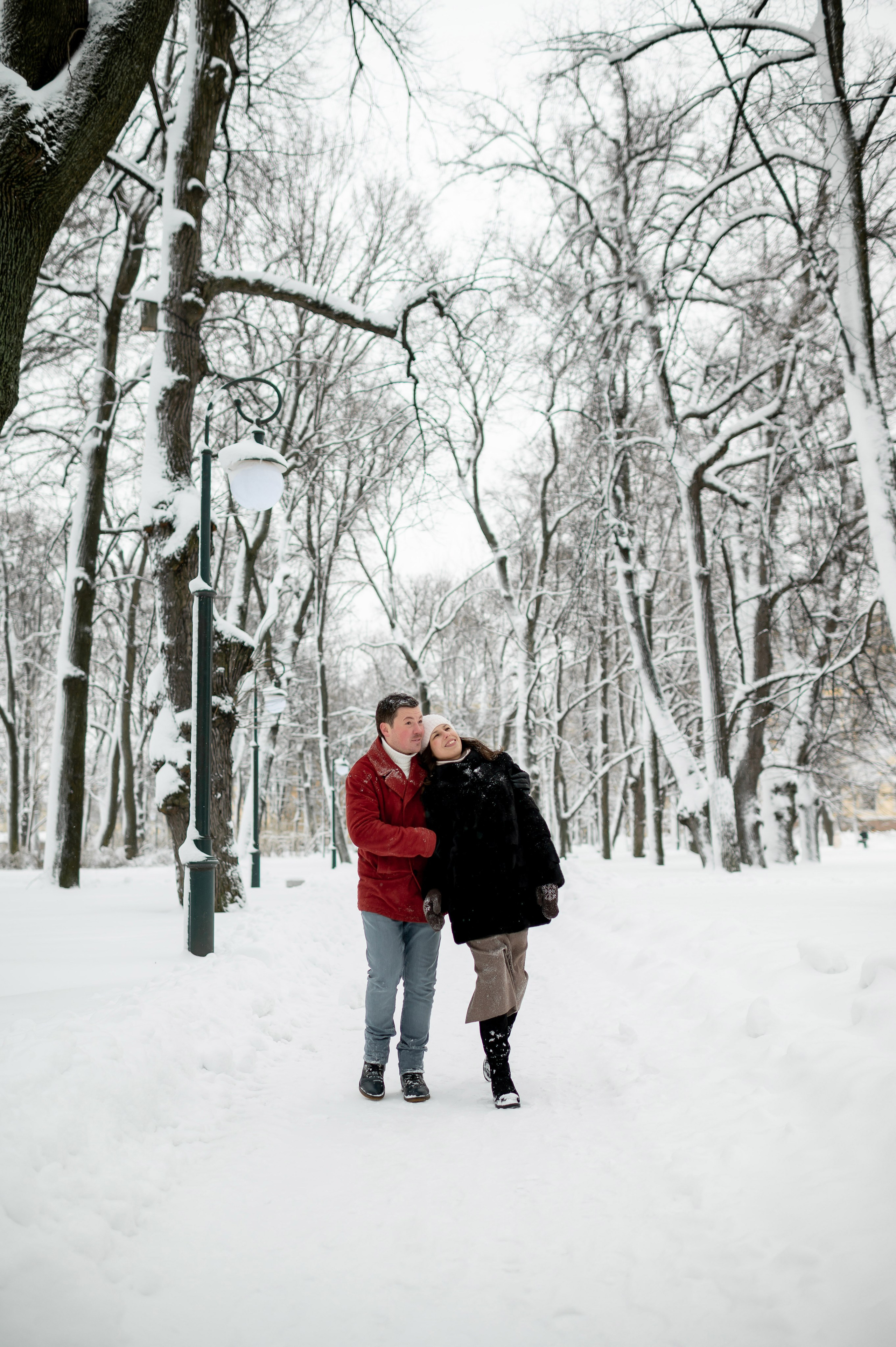 Зимняя прогулка Валерия, Андрей и Егор. Портретный, семейный и свадебный фотограф в Санкт-Петербурге и в Пушкине Ширяев Денис