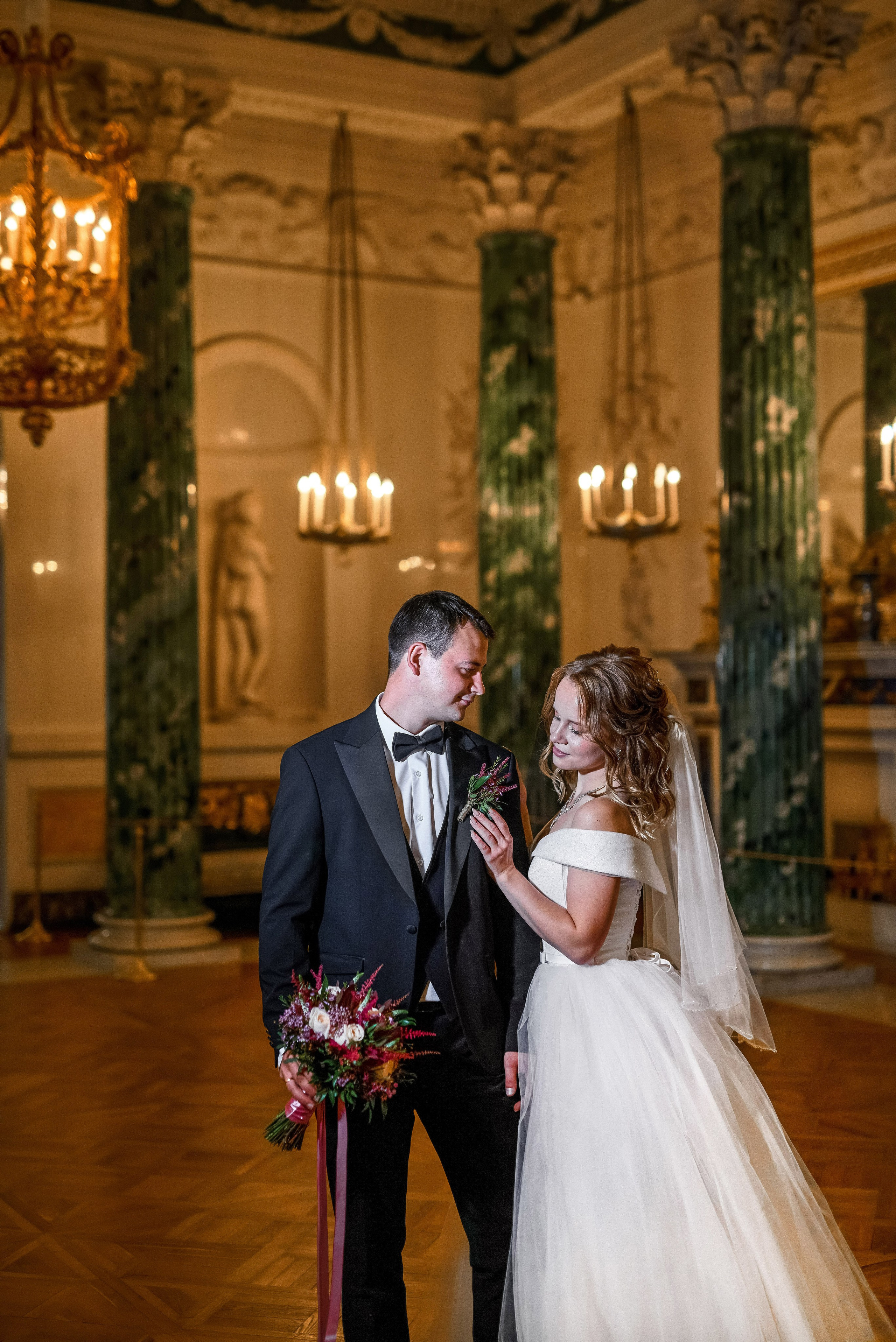 Екатерина и Александр (свадебная фотосессия в Павловском Дворце). Портретный, семейный и свадебный фотограф в Санкт-Петербурге и в Пушкине Ширяев Денис