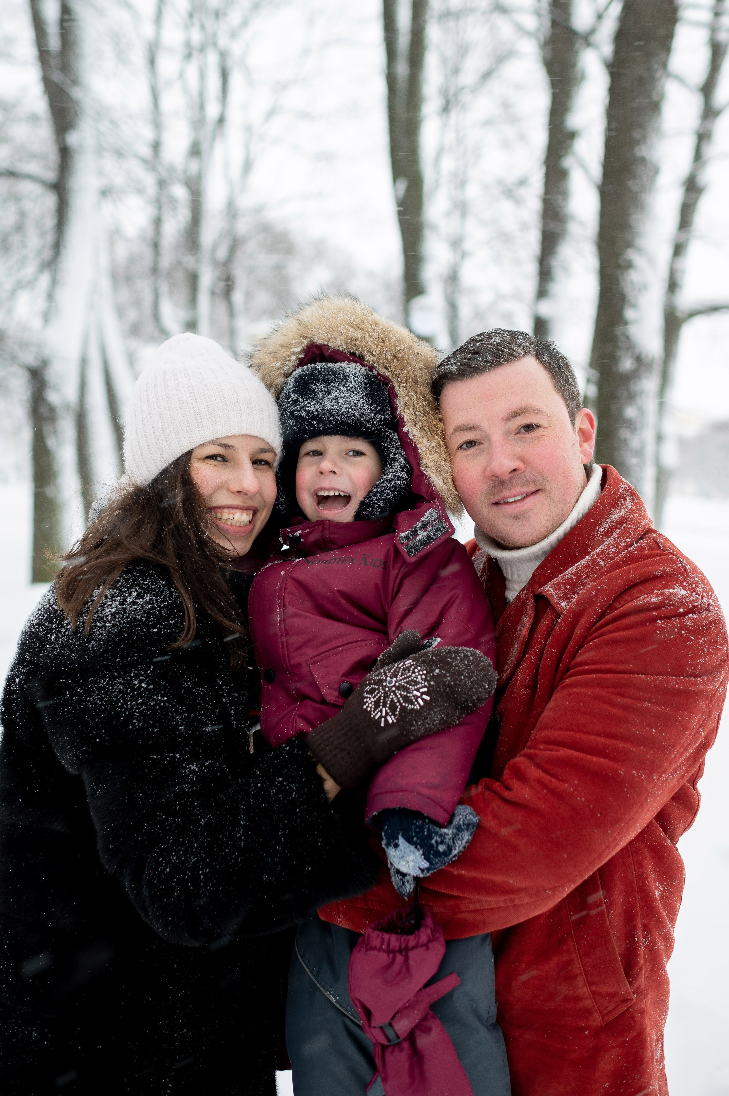 Зимняя прогулка Валерия, Андрей и Егор. Портретный, семейный и свадебный фотограф в Санкт-Петербурге и в Пушкине Ширяев Денис