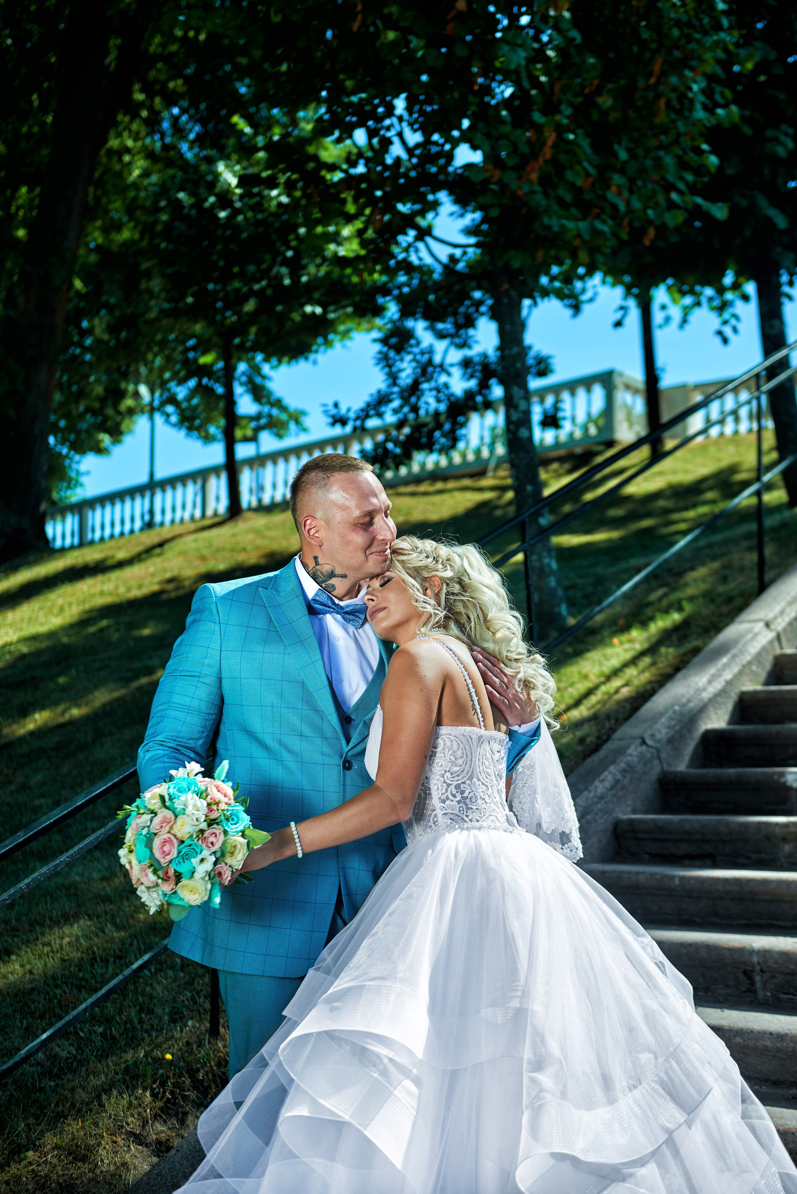 Свадебная прогулка в Петергофе. Портретный, семейный и свадебный фотограф в Санкт-Петербурге и в Пушкине Ширяев Денис