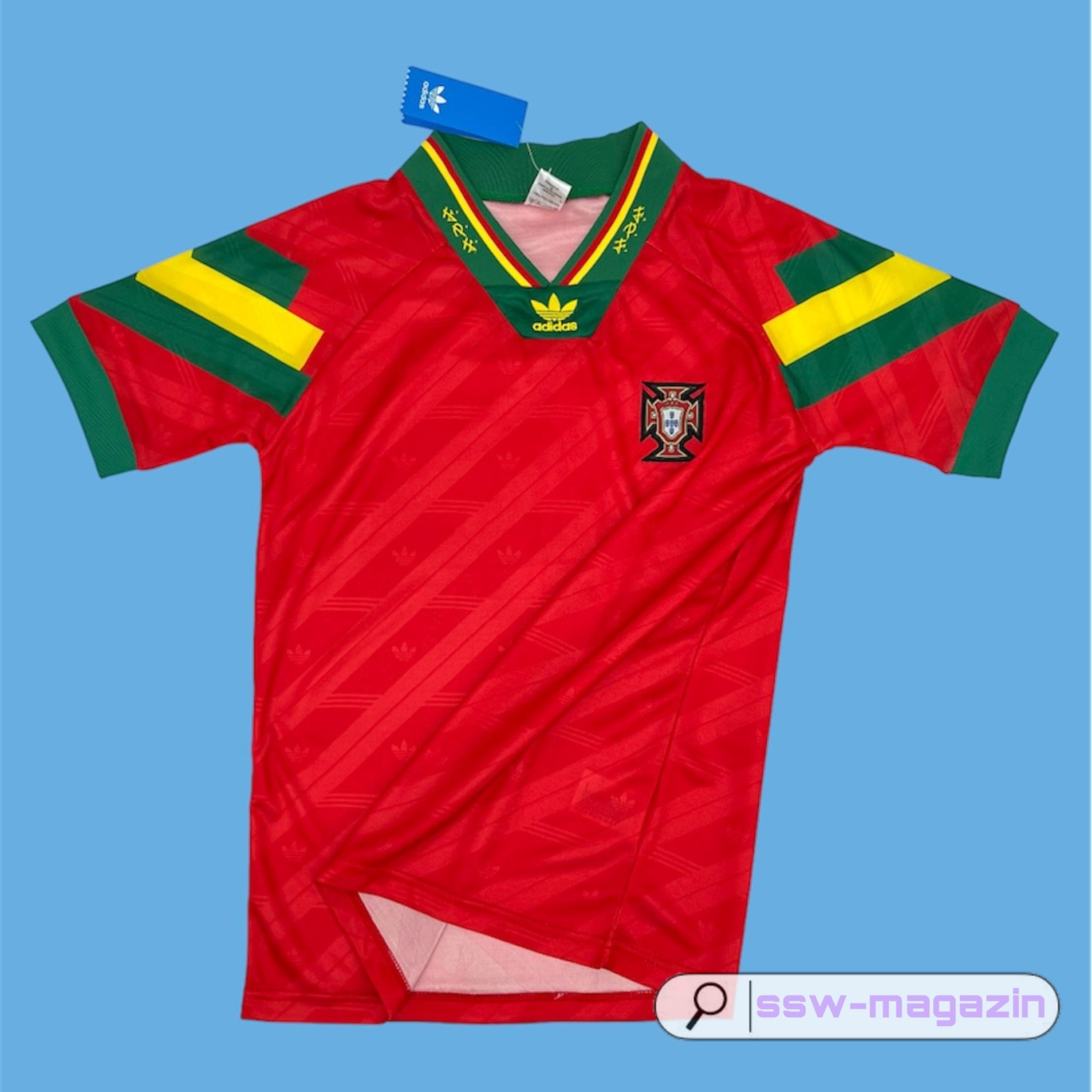 Винтажная футболка сборной Португалии 1992-1994 купить. Футбольный магазин — ssw_magazin