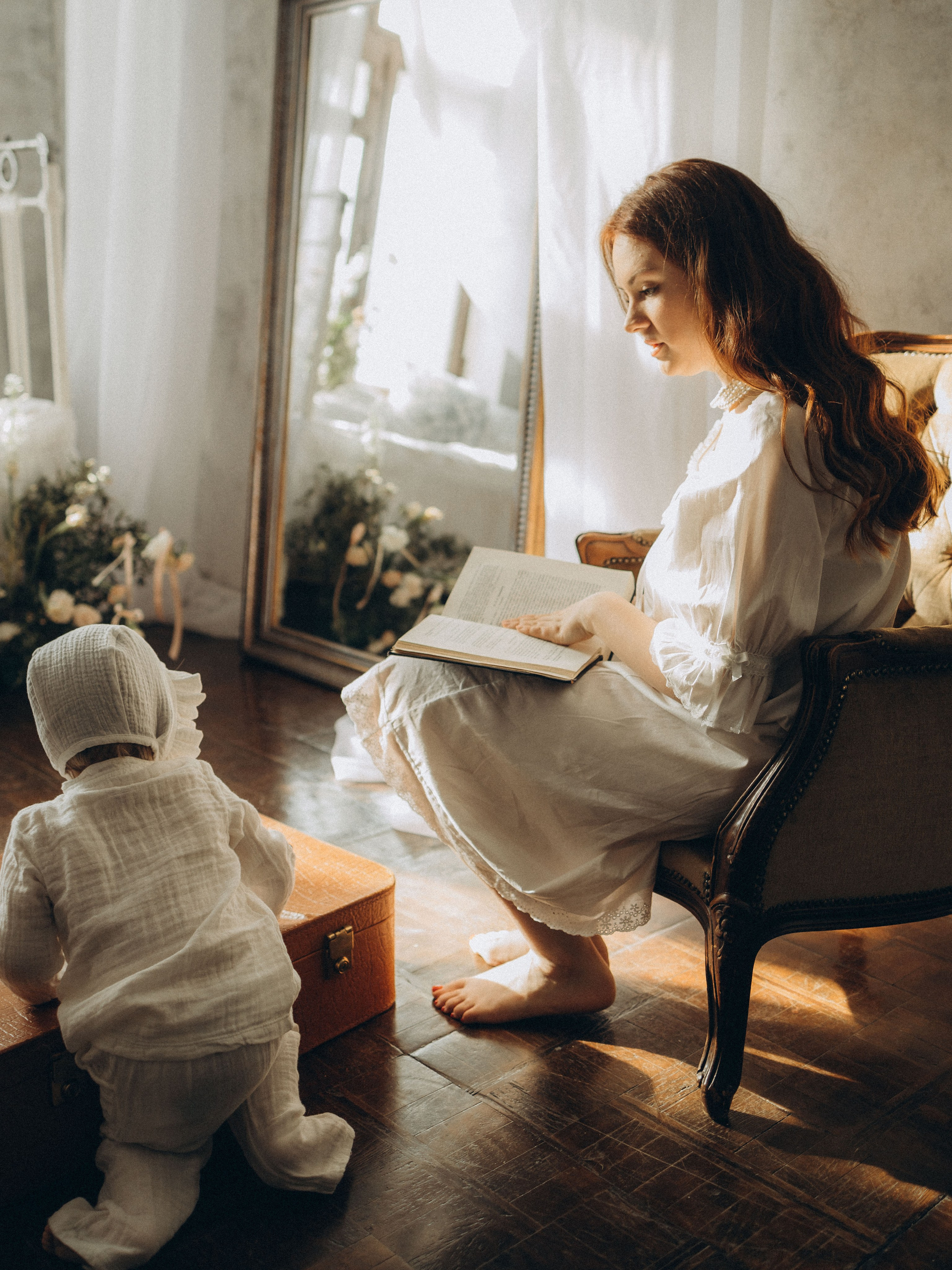 Мама и сын. Фотограф Дарья Соколовская