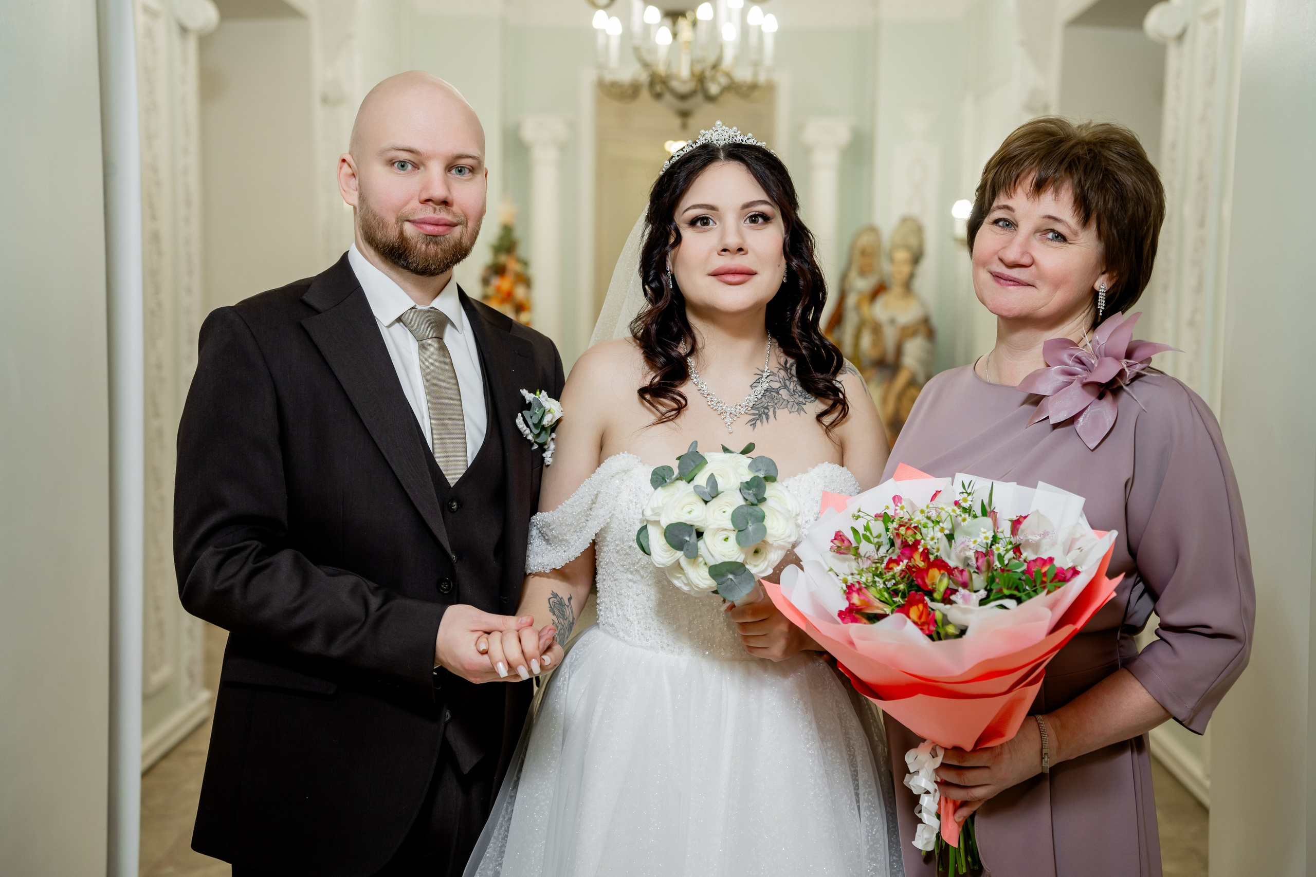 Дарина и Александр. Сборы невесты, загс, банкет. Фотограф и видеограф в Москве и Московской области Мария Вишня