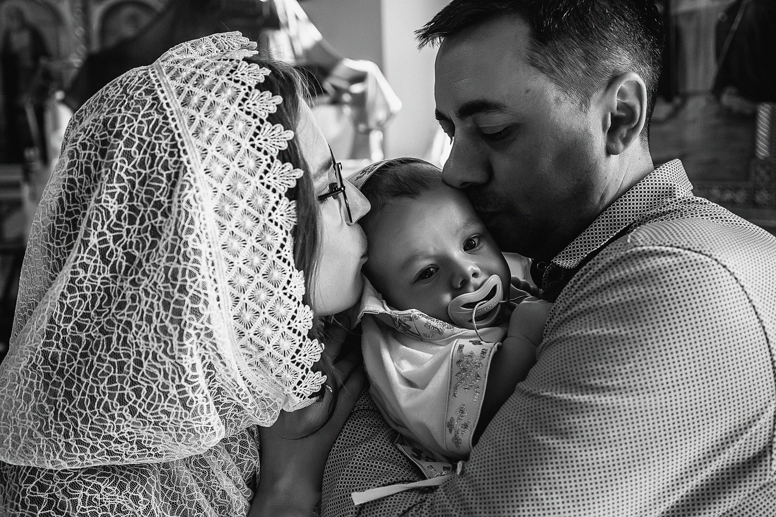 Таинство Крещения Ч/Б. Свадебный и семейный фотограф/видеограф в Краснодаре Наталья Осинская