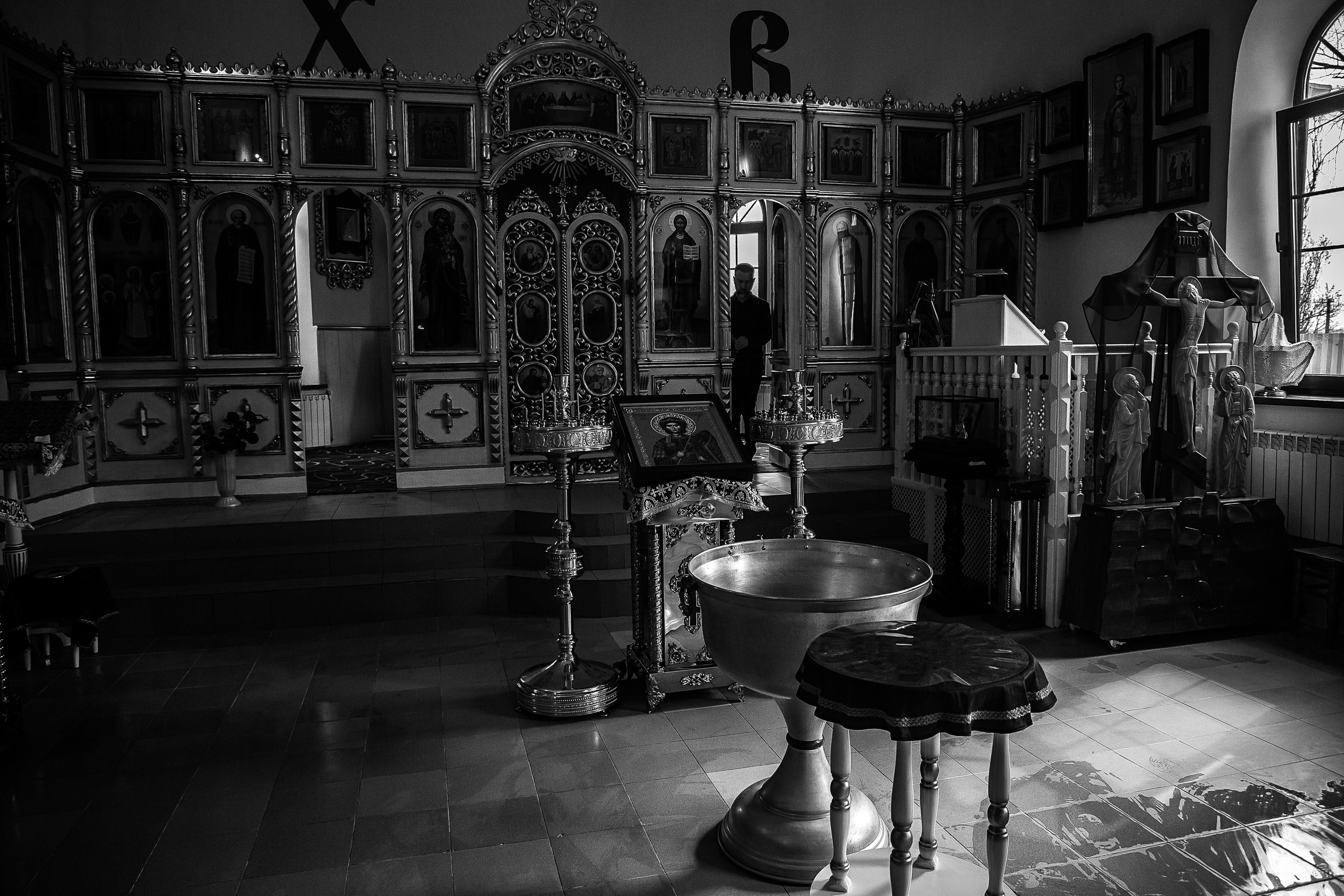 Таинство Крещения Ч/Б. Свадебный и семейный фотограф/видеограф в Краснодаре Наталья Осинская