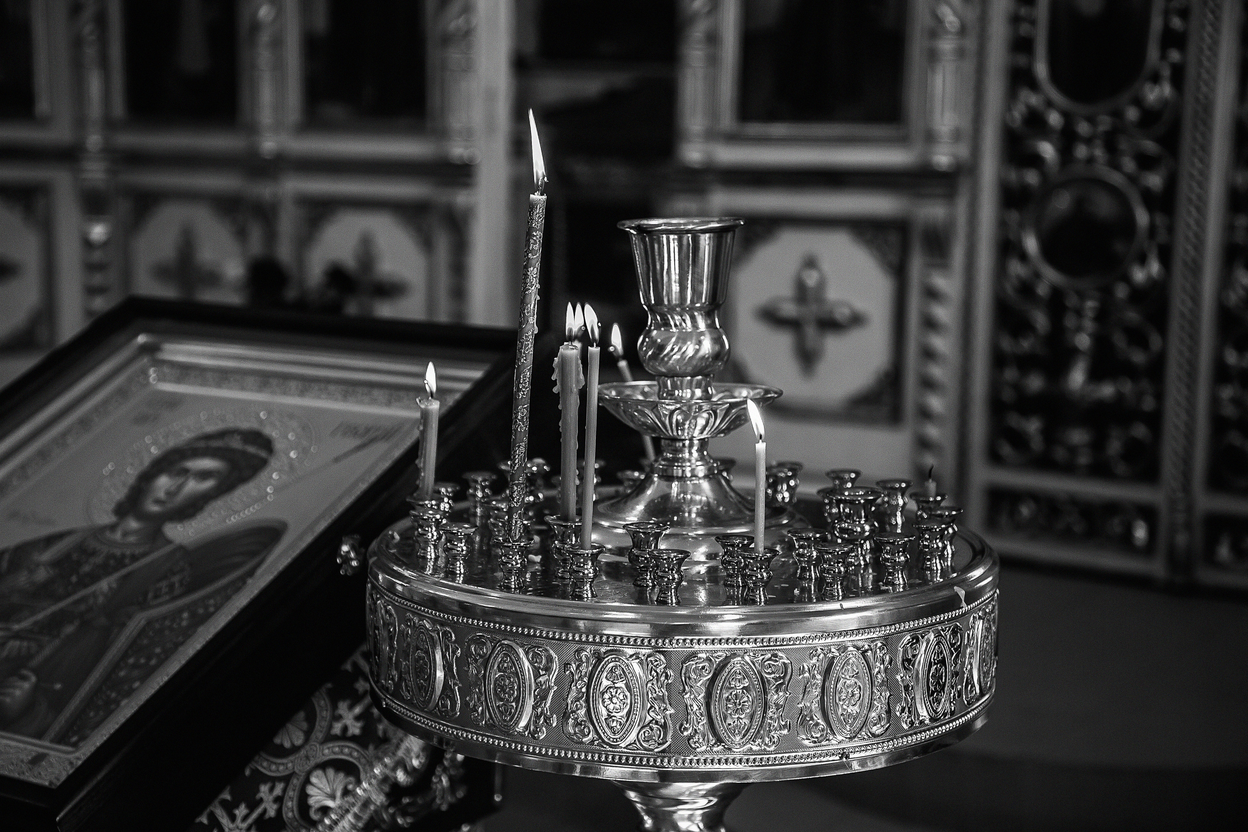 Таинство Крещения Ч/Б. Свадебный и семейный фотограф/видеограф в Краснодаре Наталья Осинская