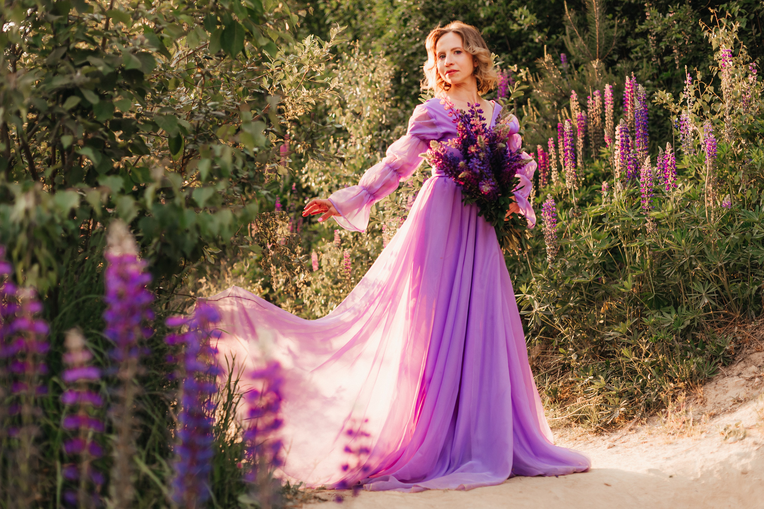 Люпины. Семейный фотограф Любовь Саркеева