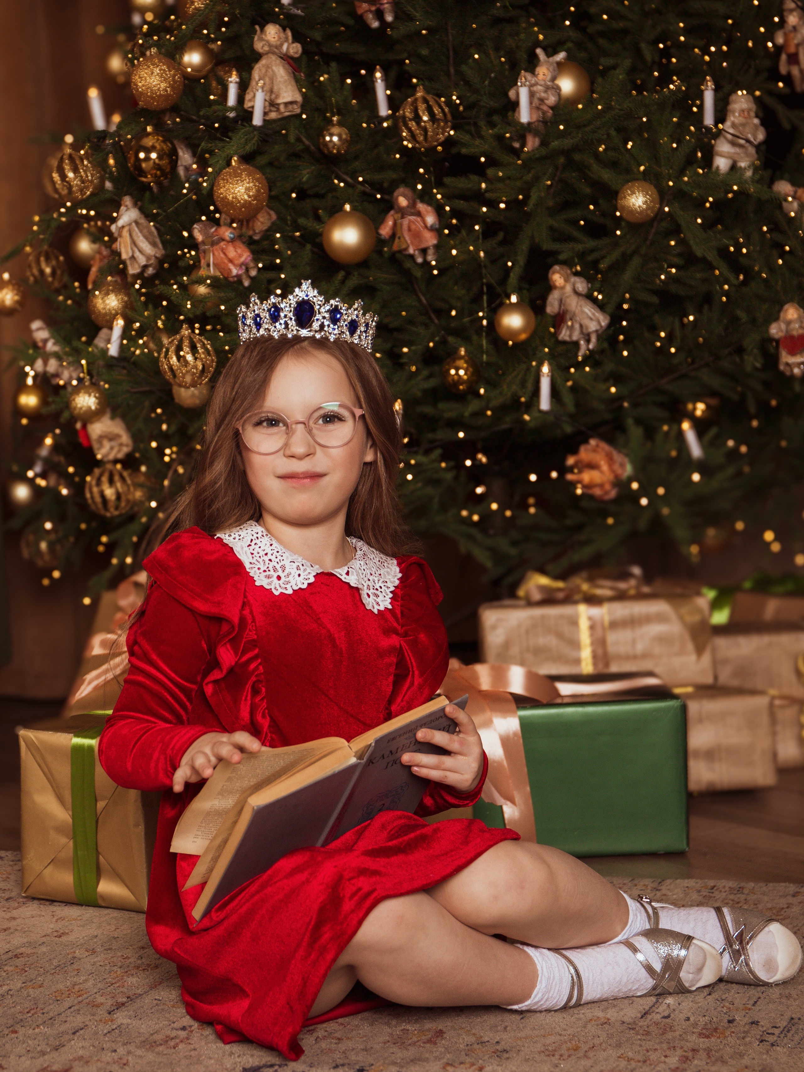 Мама с дочкой, новогодняя сьемка. Свадебный и семейный фотограф в Москве Мила Широких
