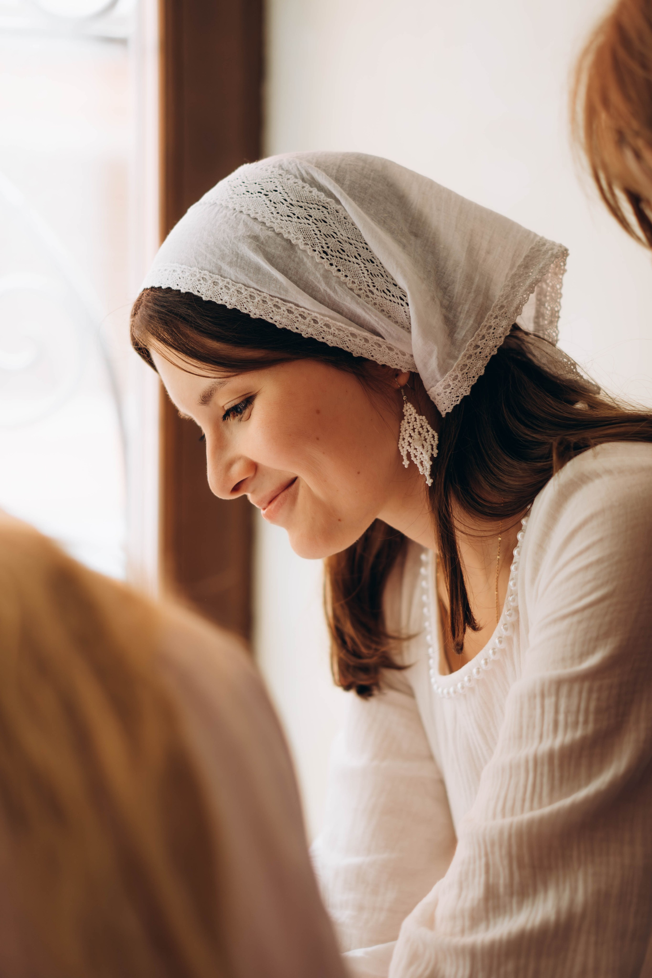 Крещение Миропии Лихов переулок ПСТГУ. Фотограф Москва Валерия Веденина