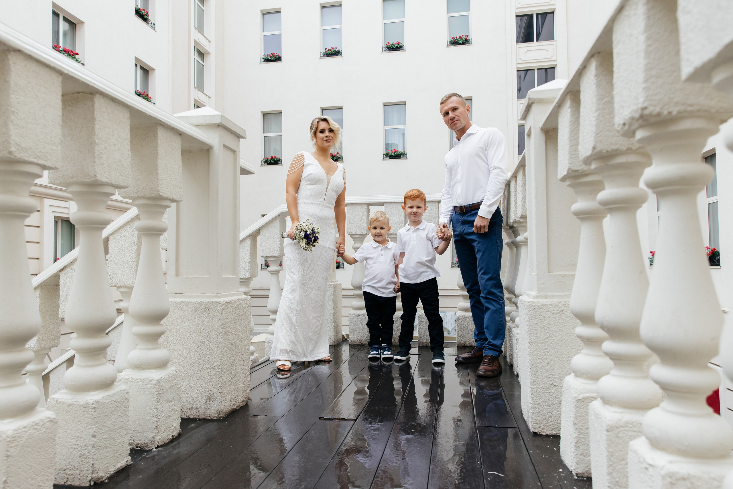 Свадебная фотосессия с детьми