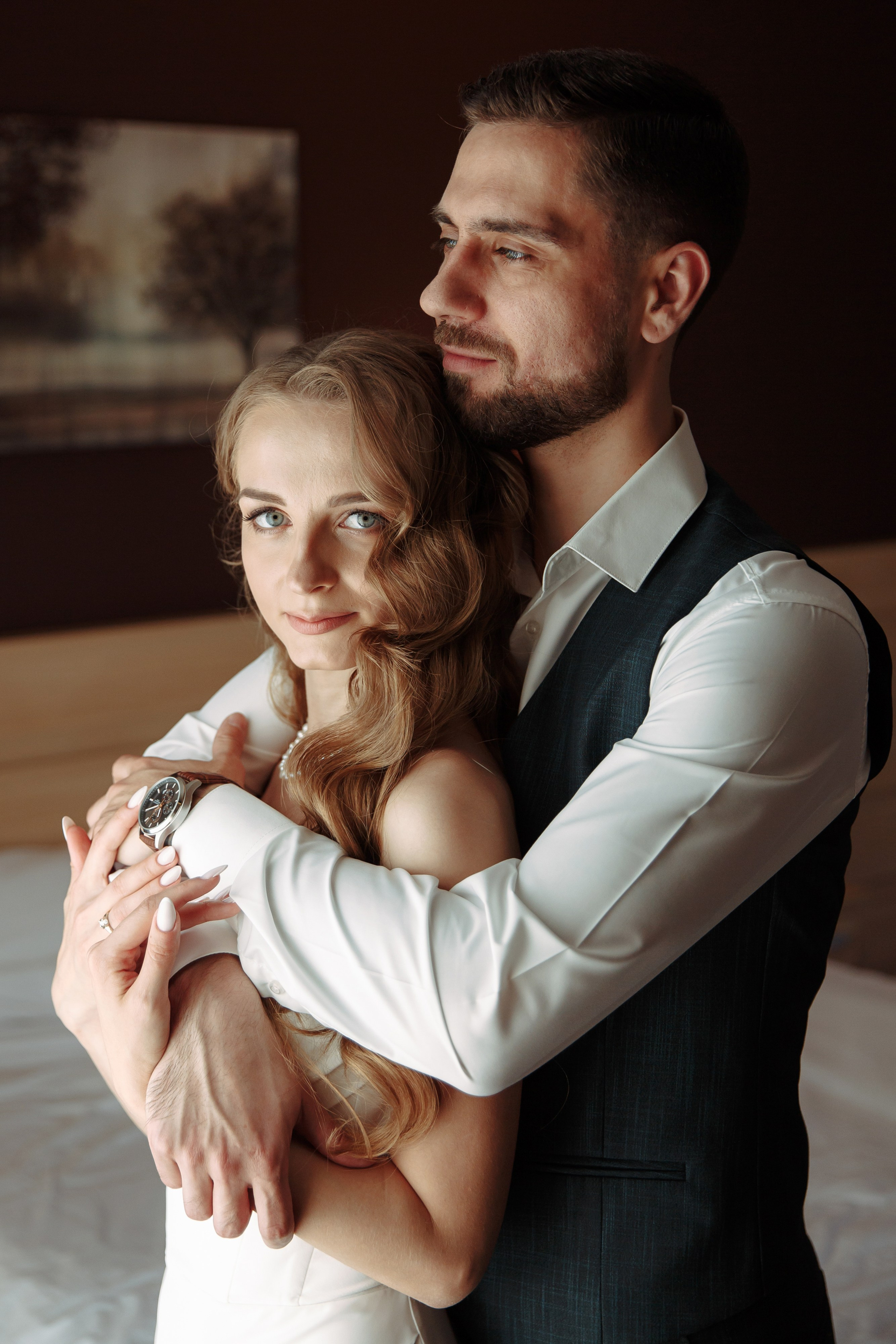 Свадебная фотосессия с кабриолетом и в загородном клубе Artiland. Свадебный фотограф Москва и МО Сергей Киржаев