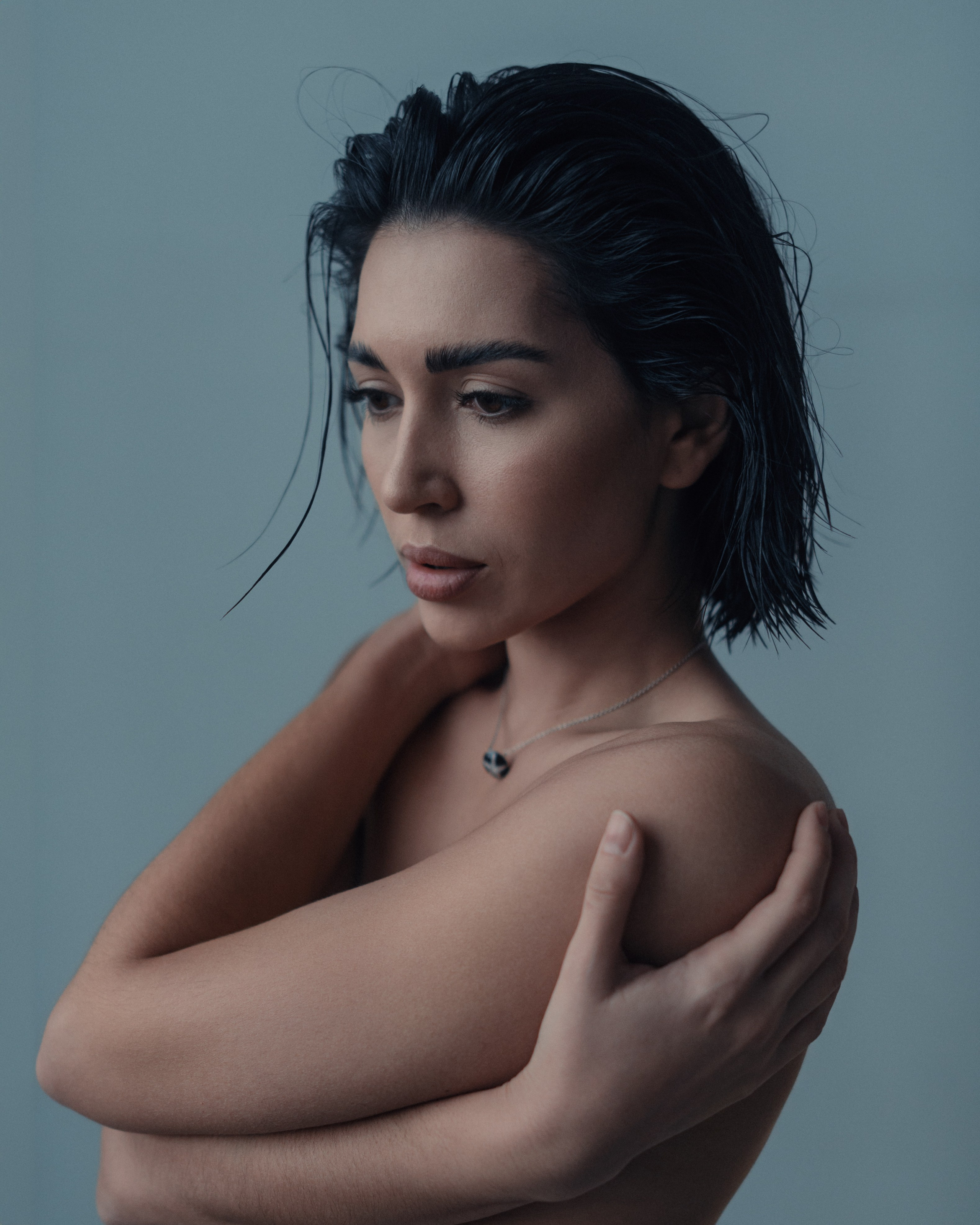 Portrait photo shoot with Camilla at the Svet studio in Kazan