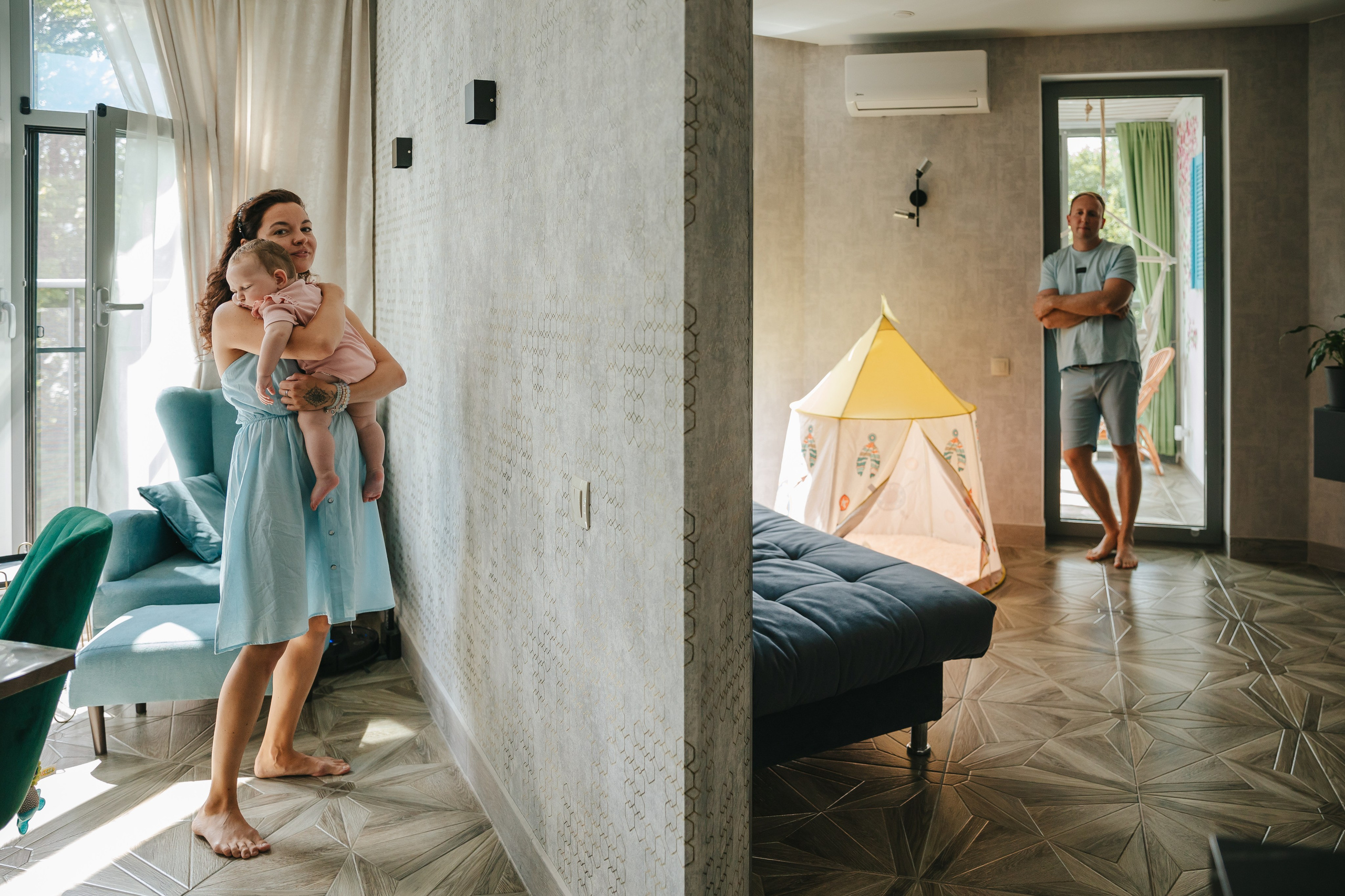 Никита, Ксюша и Лукерья. Семейный lifestyle фотограф в Санкт-Петербурге Людмила Пахомова