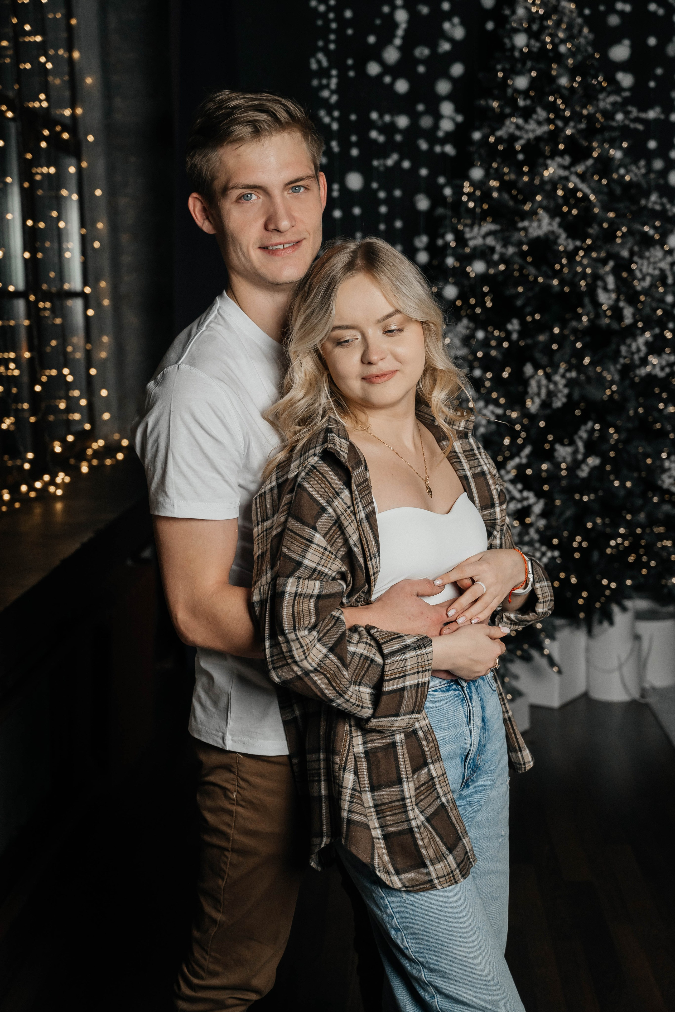 Новогодняя съёмка для Марии и Ивана. Свадебный и семейный фотограф г. Ярославль Савинская Анастасия