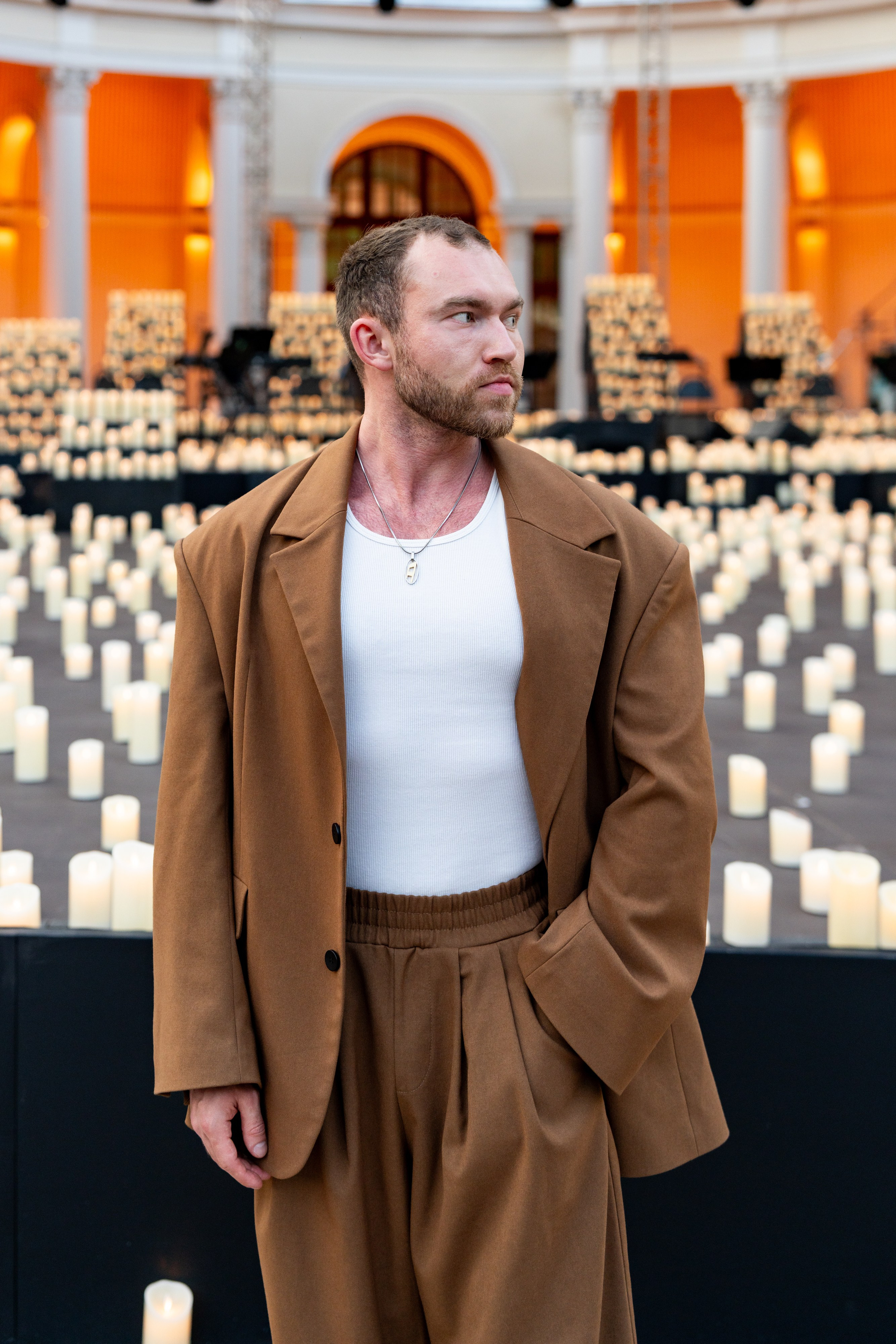 Симфонический оркестр Lumisfera при свечах. Фотограф Никита Комаров