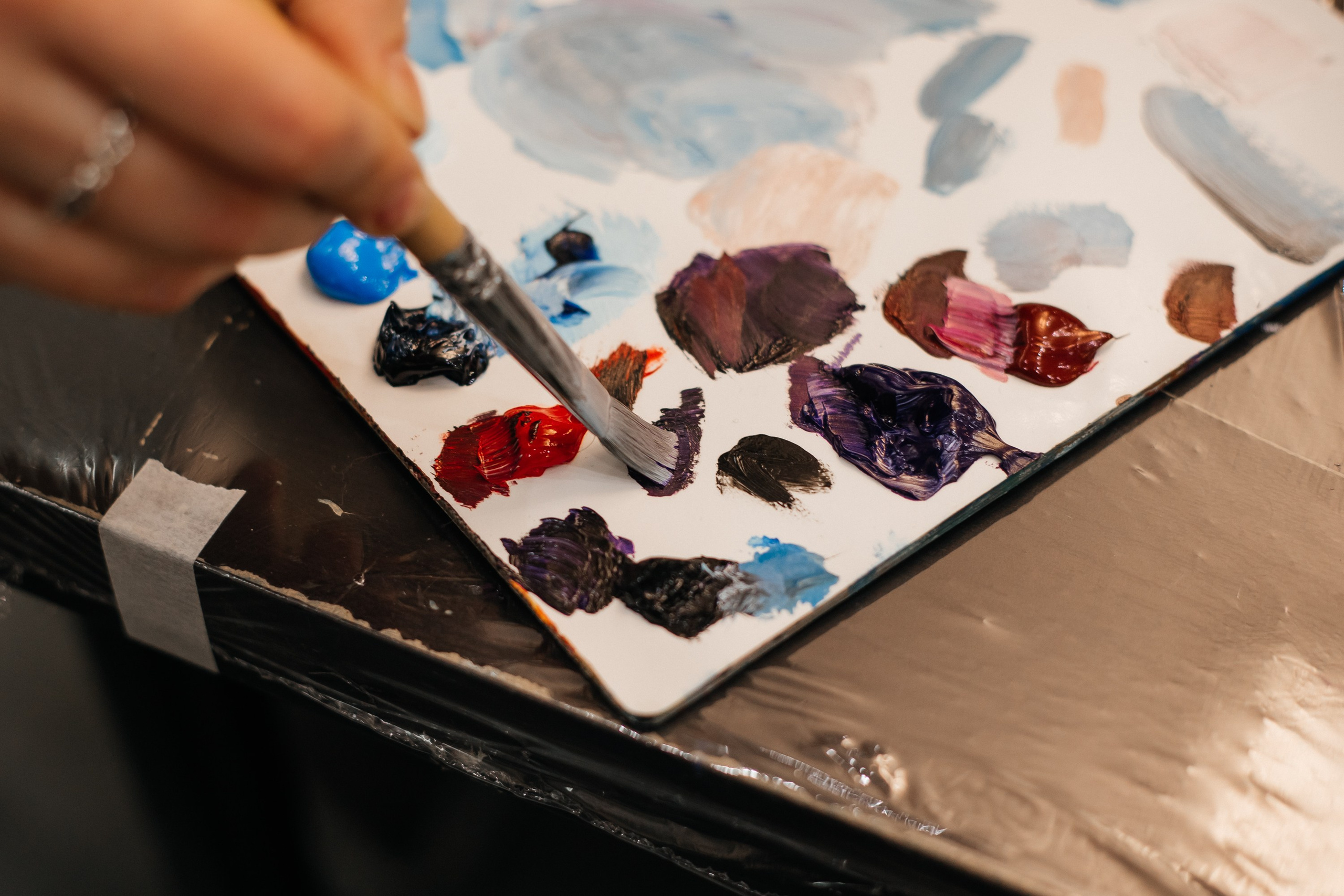 Artista. Мастер-класс по живописи. Семейный фотограф в Санкт-Петербурге Ева Маркова