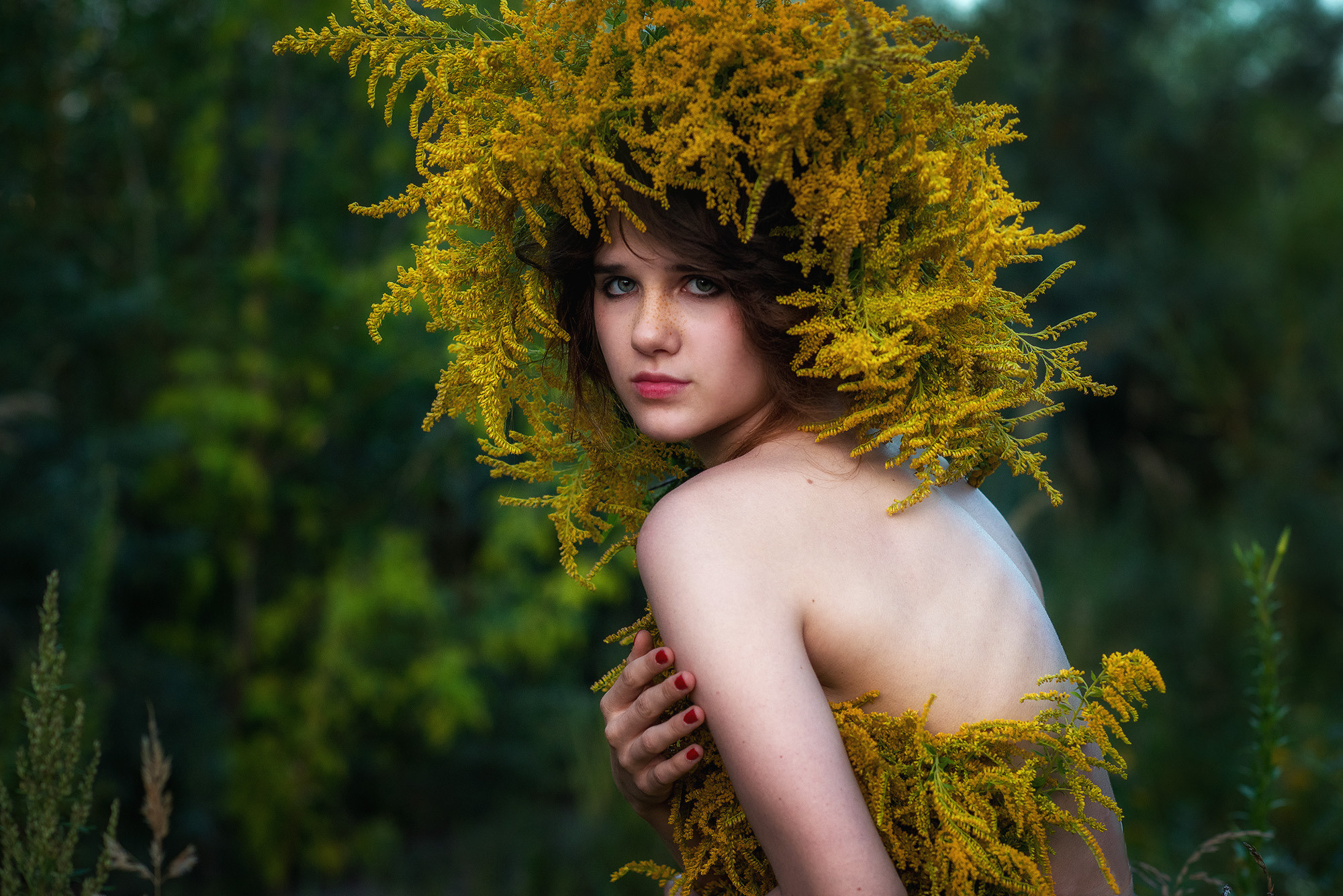 Калина в полевых цветах. Женский фотограф Крещение Венчание Москва Брянск