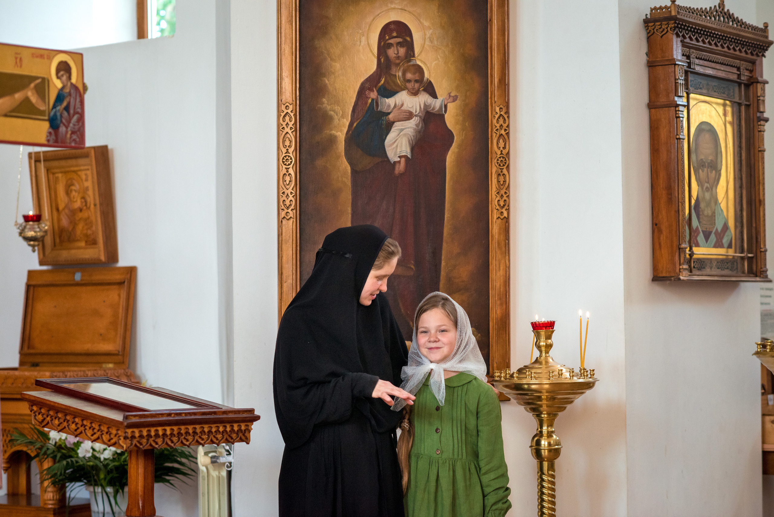 Матушка Фомарь и Варвара. Женский фотограф Крещение Венчание Москва Брянск