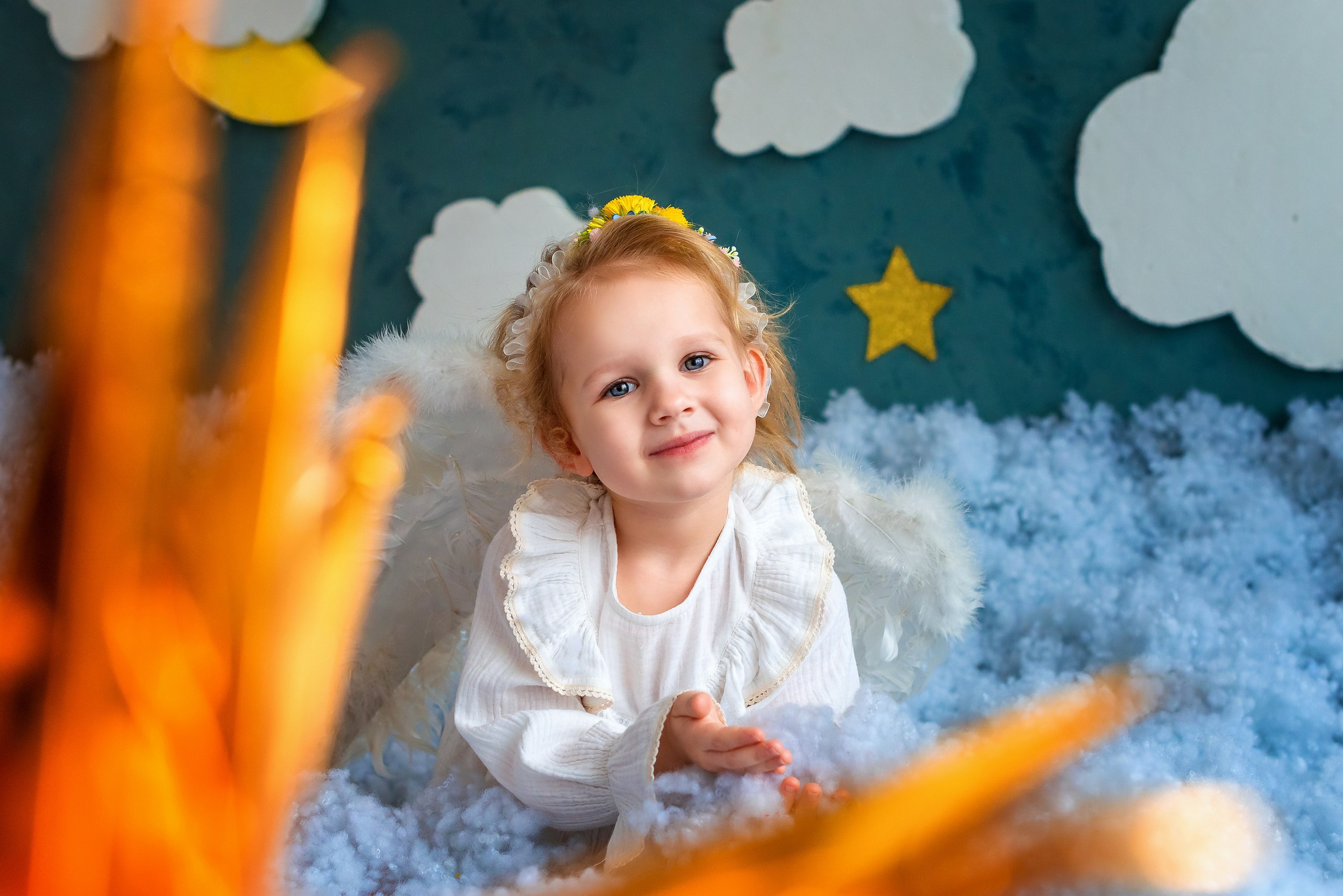 Ангел в облаках. Женский фотограф Крещение Венчание Москва Брянск