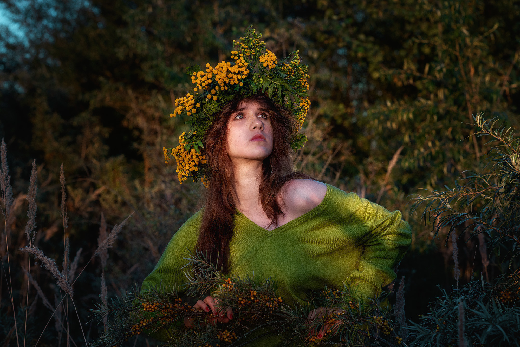 Калина в полевых цветах. Женский фотограф Крещение Венчание Москва Брянск