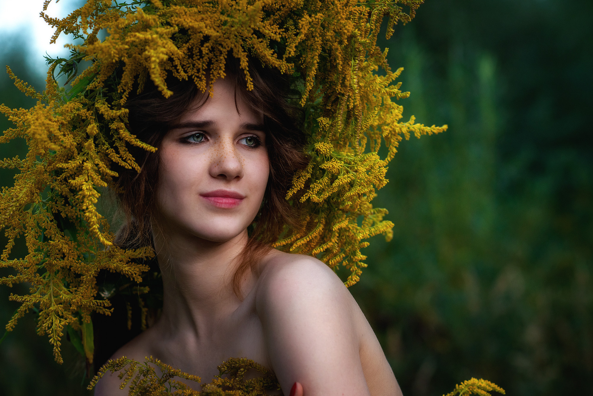 Калина в полевых цветах. Женский фотограф Крещение Венчание Москва Брянск