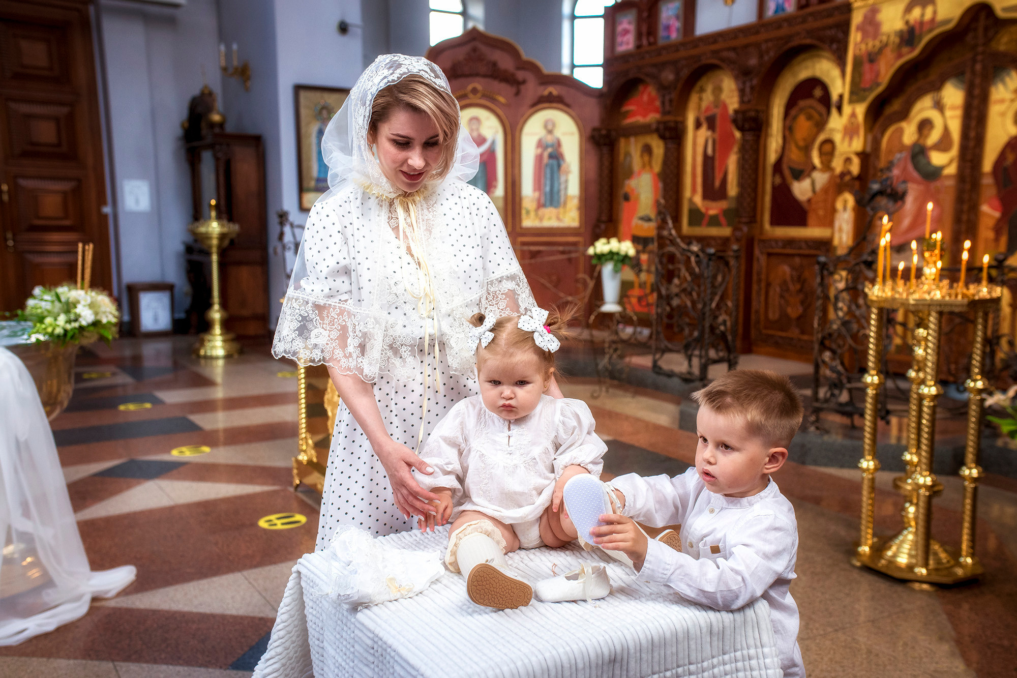 Крещение. Женский фотограф Крещение Венчание Москва Брянск