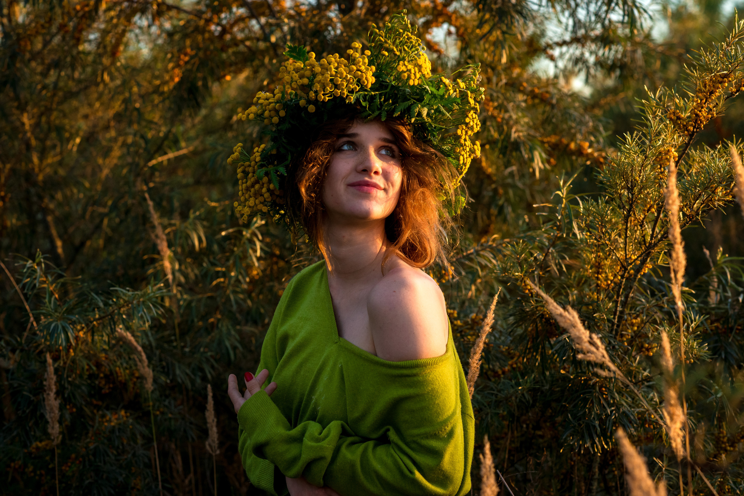 Калина в полевых цветах. Женский фотограф Крещение Венчание Москва Брянск