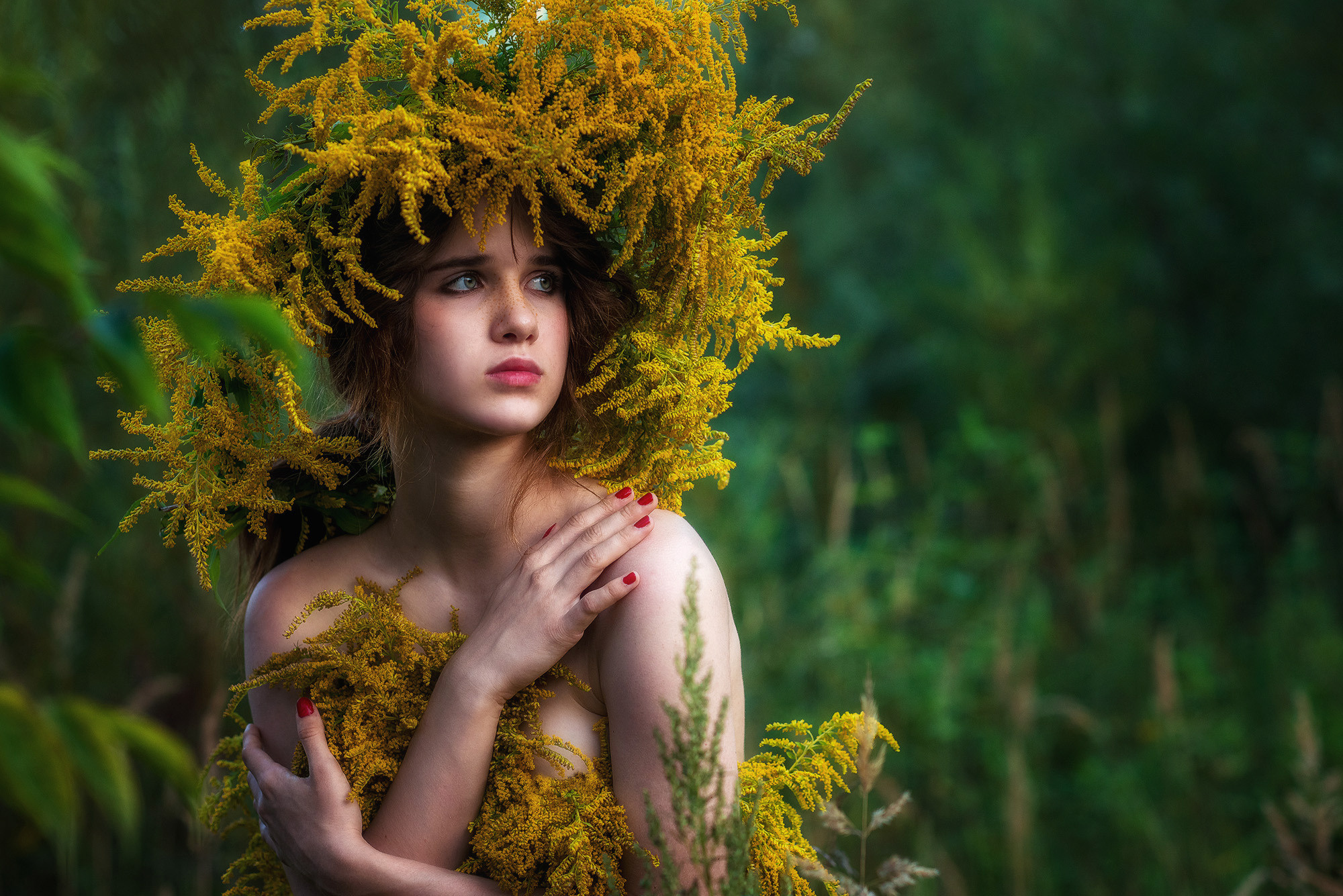 Калина в полевых цветах. Женский фотограф Крещение Венчание Москва Брянск