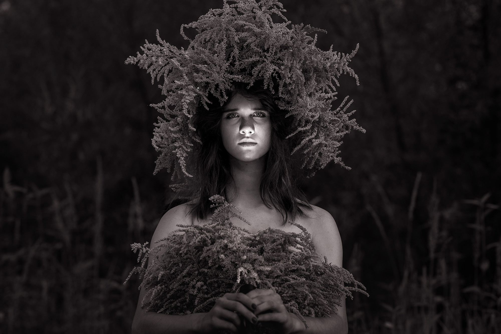 Калина в полевых цветах. Женский фотограф Крещение Венчание Москва Брянск