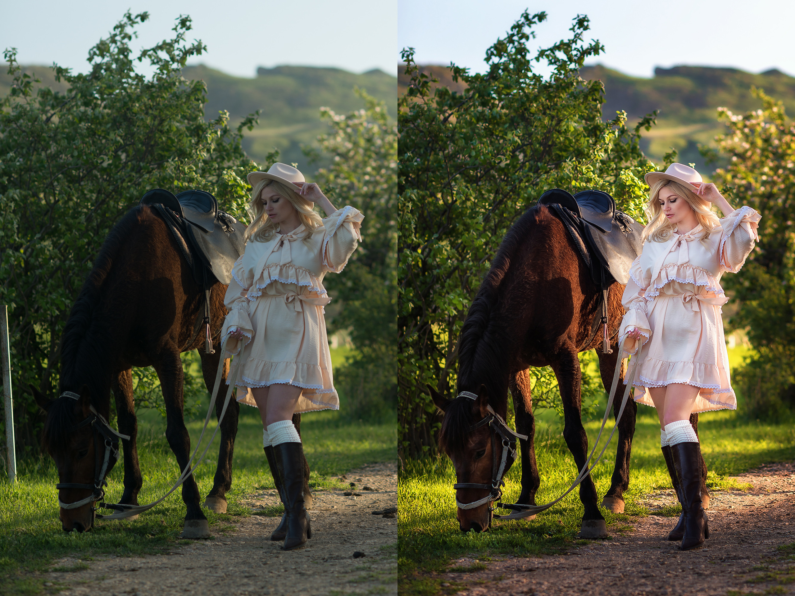 Ретушь фото до и после. Женский фотограф Крещение Венчание Москва Брянск