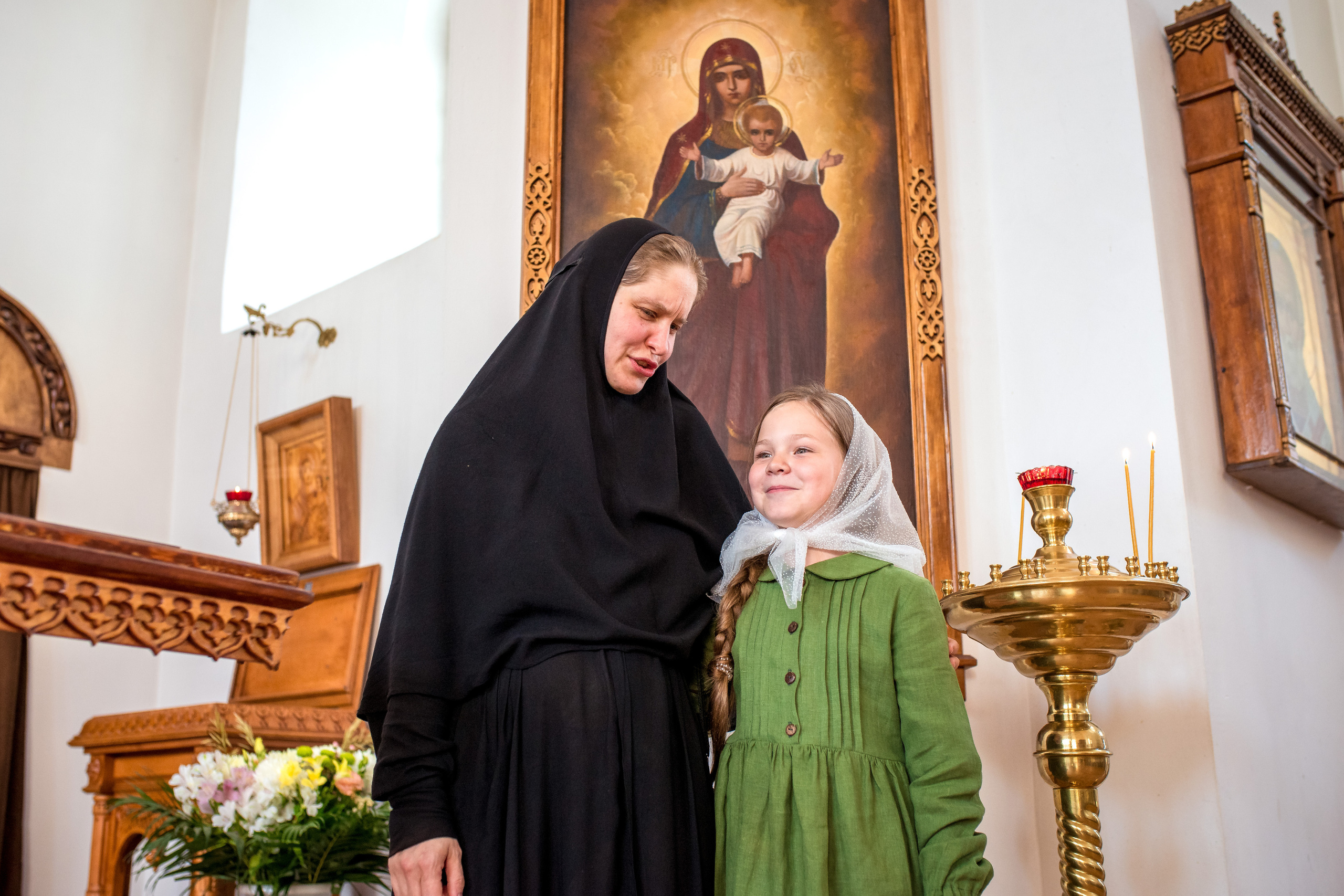 Матушка Фомарь и Варвара. Женский фотограф Крещение Венчание Москва Брянск