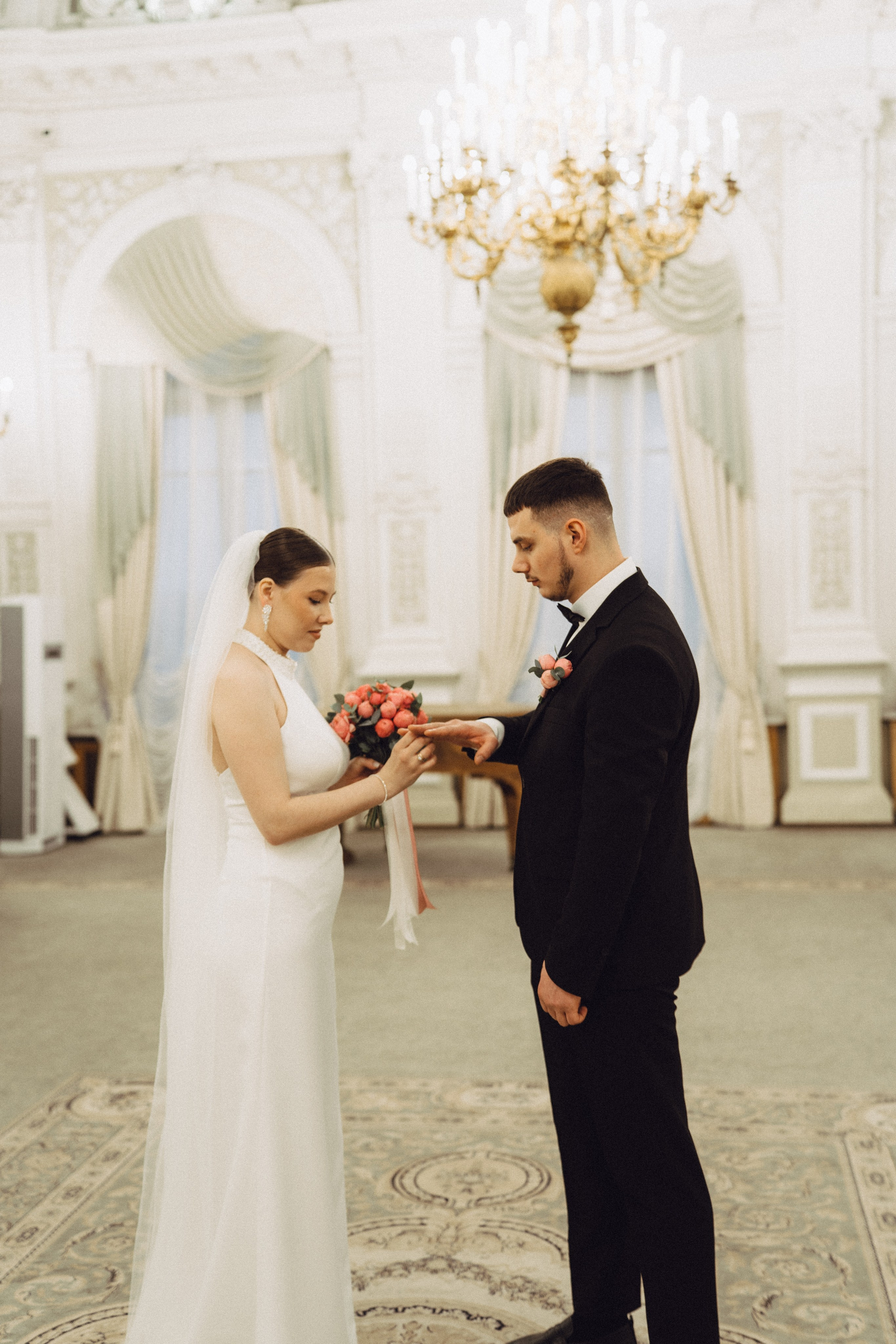 СВАДЕБНАЯ СЬЕМКА В ПЕВОМ ДВОРЦЕ БРАКОСОЧЕТАНИЯ. Профессиональный фотограф, Санкт-Петербург — Виктория Богомолова