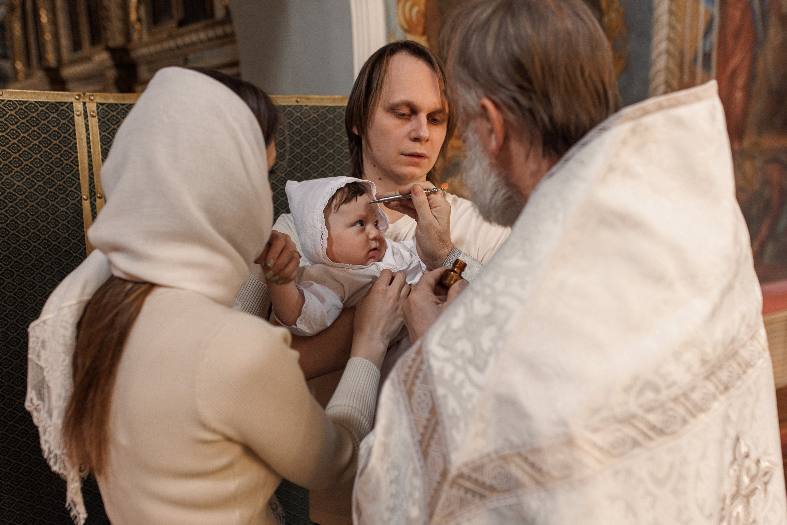 Крещение Мирона. Свадебный и семейный фотограф Наталья Штык