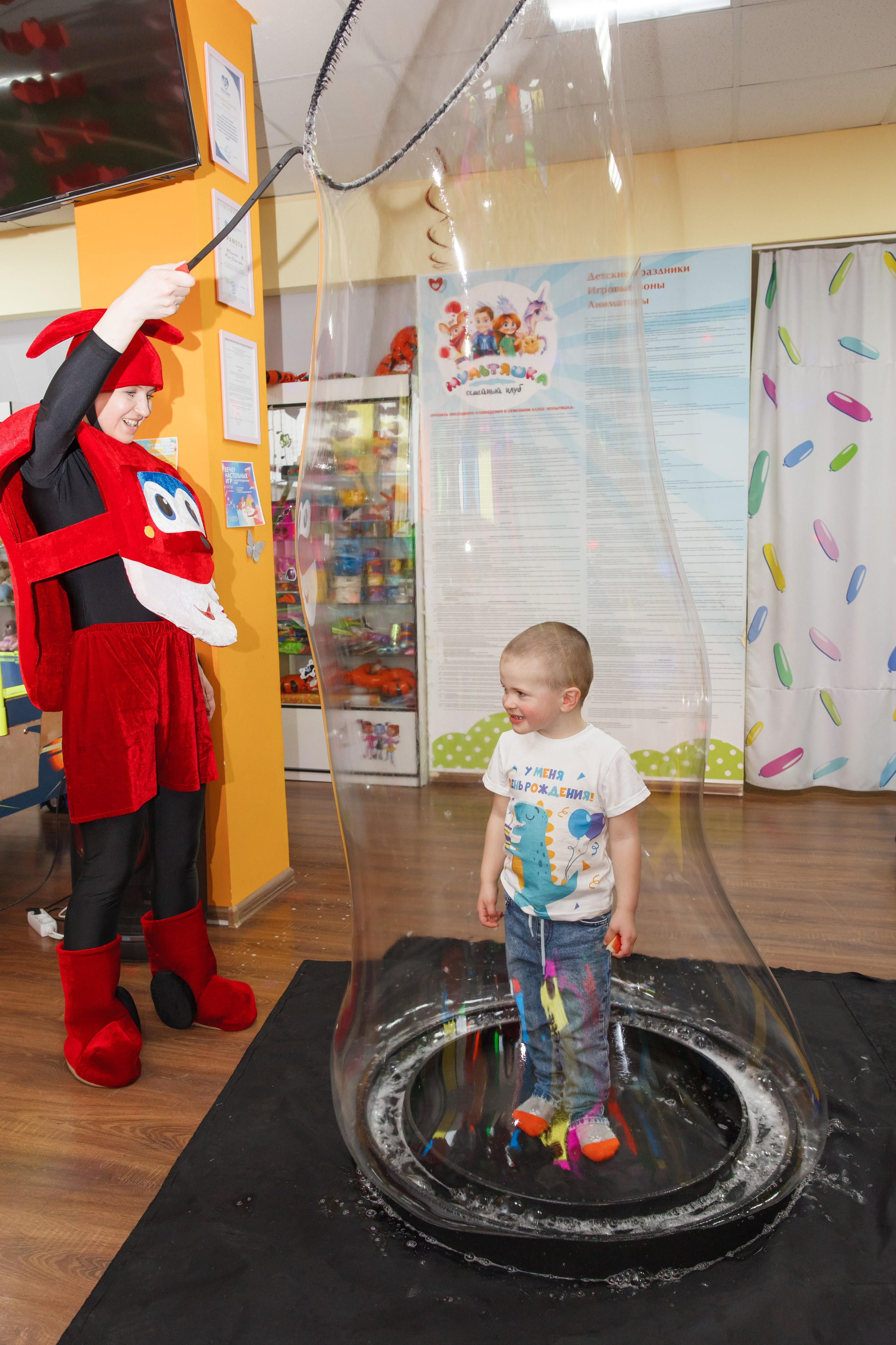 Детский День Рождения, Мише 3 годика, «Мультяшка». Свадебный и репортажный фотограф (Москва, Королев и другие)