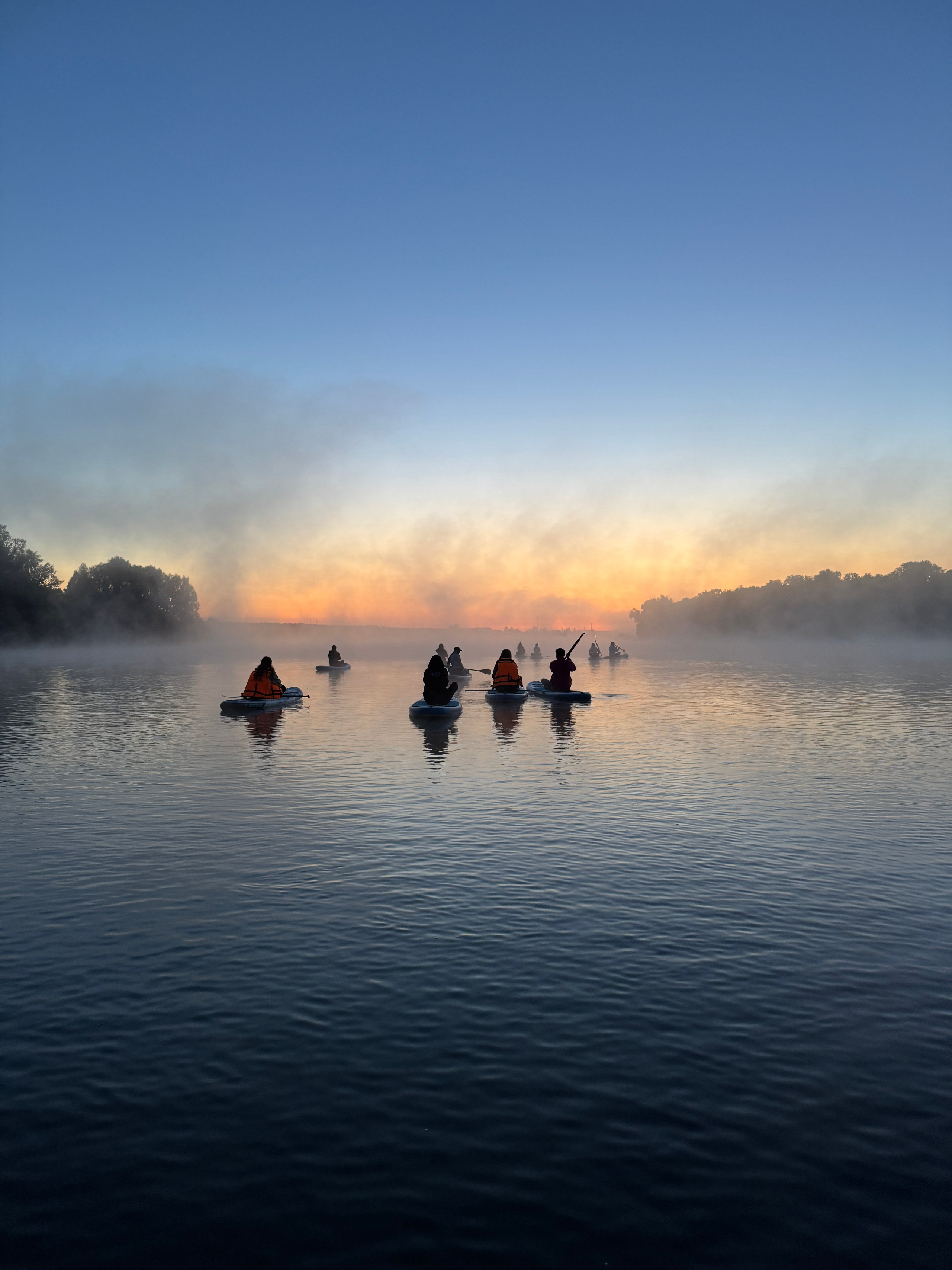 Рассветы на сапбордах в Уфе