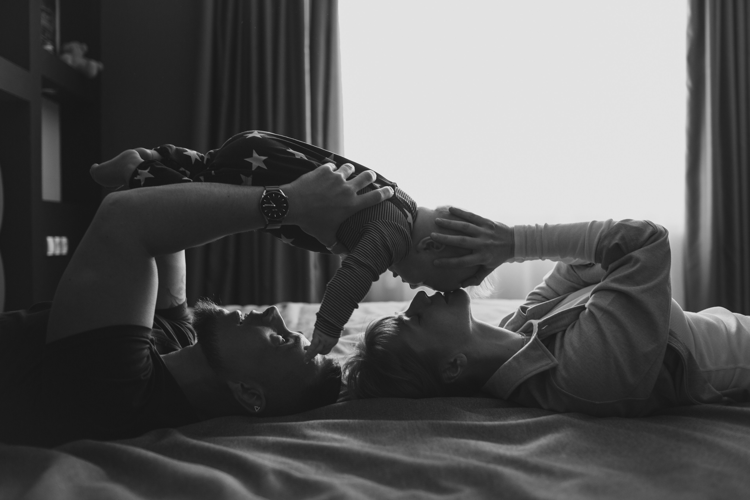 Иван, Мария и Тихон (домашняя фотосессия). Семейный и детский фотограф и видеограф в Москве, Дрокина Наталья